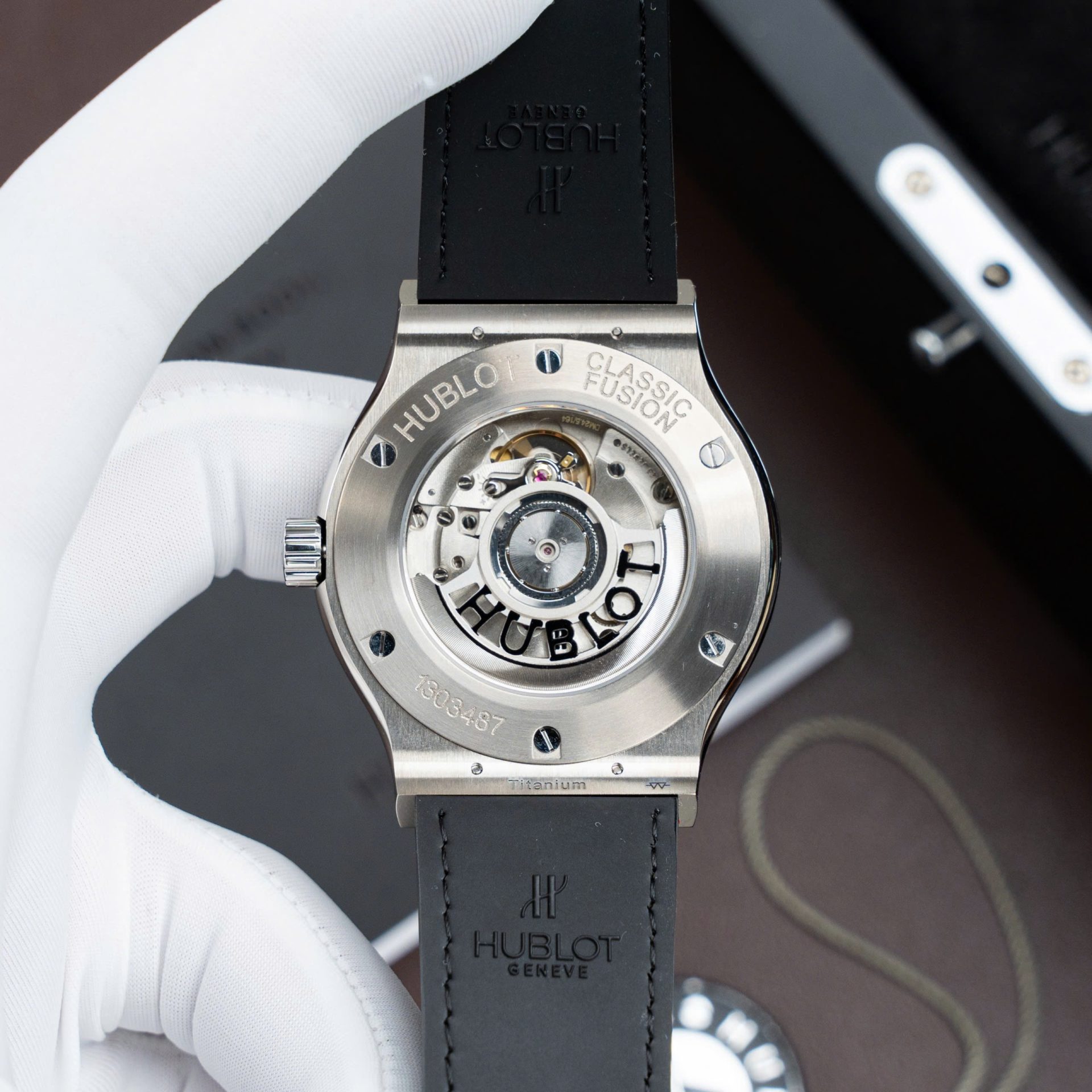 Hublot Classic Fusion Titanium Black Copies Watch Movement SW300 Weight 84 Gram Custom 42mm - Top club