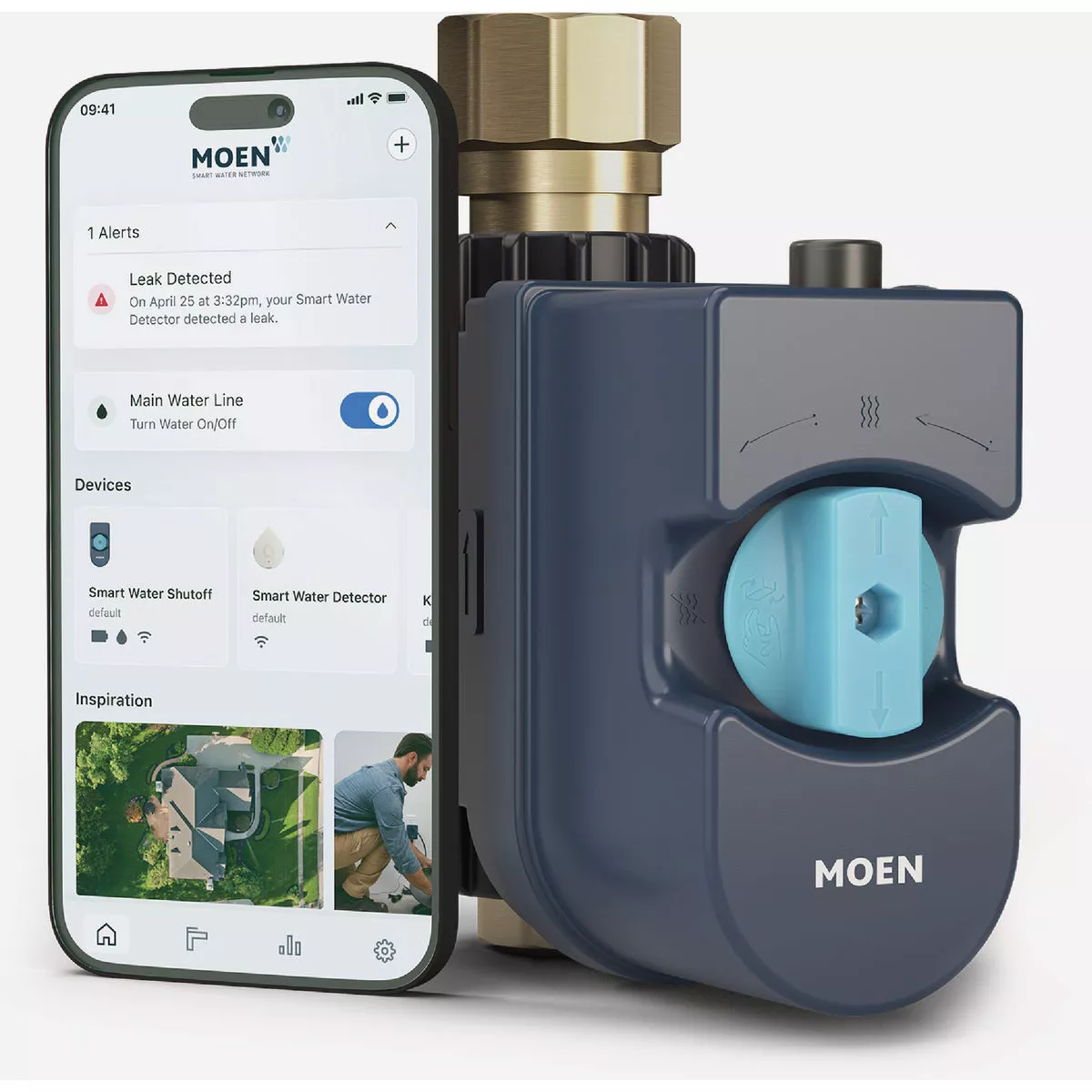 Moen Flo Smart 1 In. Water Monitor & Shutoff
