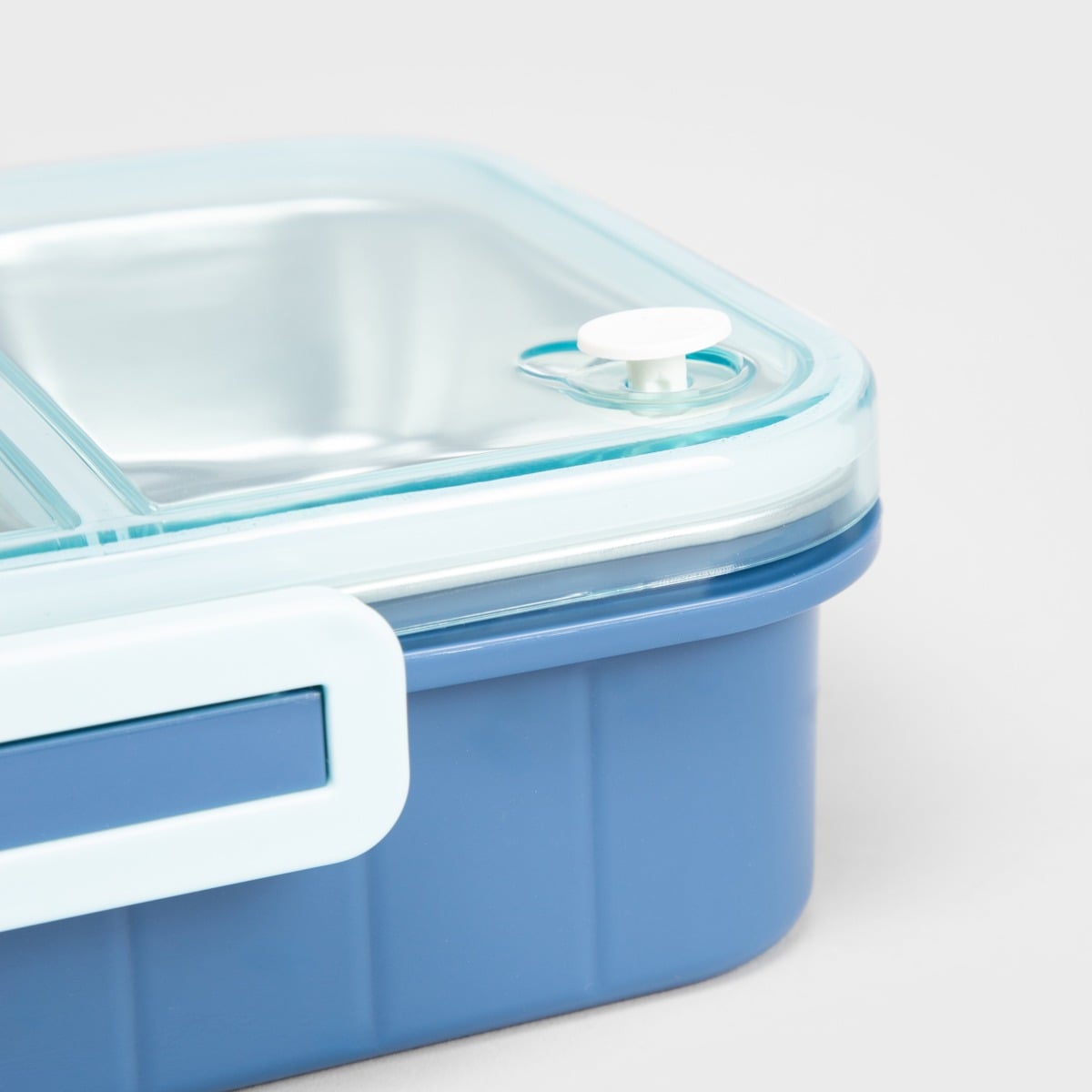 Lunchbox B2 DELVOR 3 elementy niebieski 0,75l