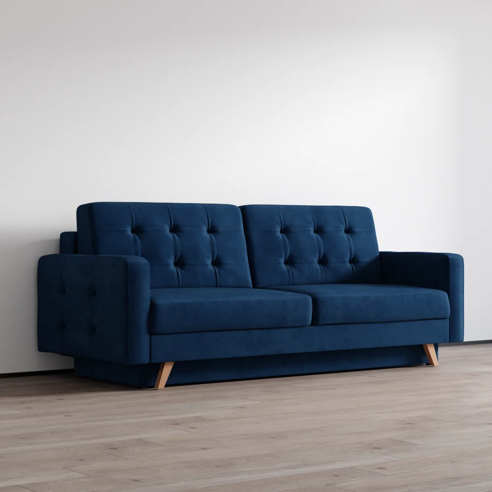 Meble Furniture Vegas Queen Sofa Bed with Storage, Multiple Colors
