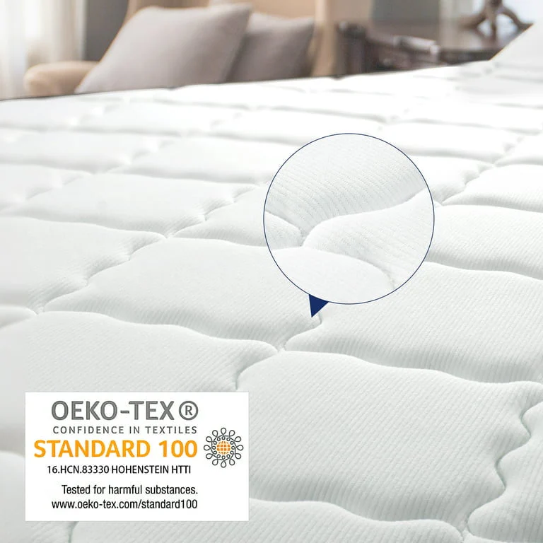 Full Size Mattress, Kescas 10 Inch Hybrid Mattress Full with Fiberglass Free, Memory Foam, Breathable Euro Pillow Top Mattress for Cooler Sleep Supportive & Pressure Relief, Medium Firm - Image 4