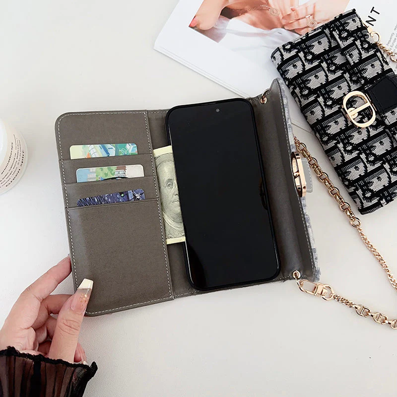 CD Bag Scarves Chain iPhone Case - Wholesale & Influencer