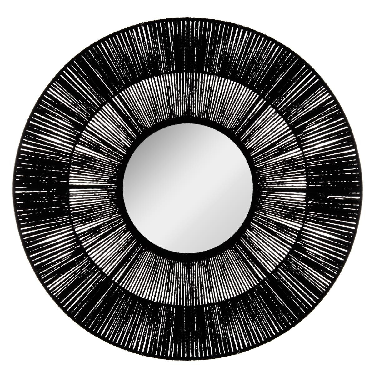 Mirror"Barbara" Black, D.76 cm