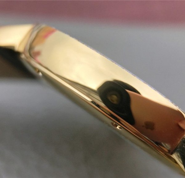 Replica Cartier Ronde De Cartier YG White Dial Diamonds Bezel Croco Strap A2892 - Top club