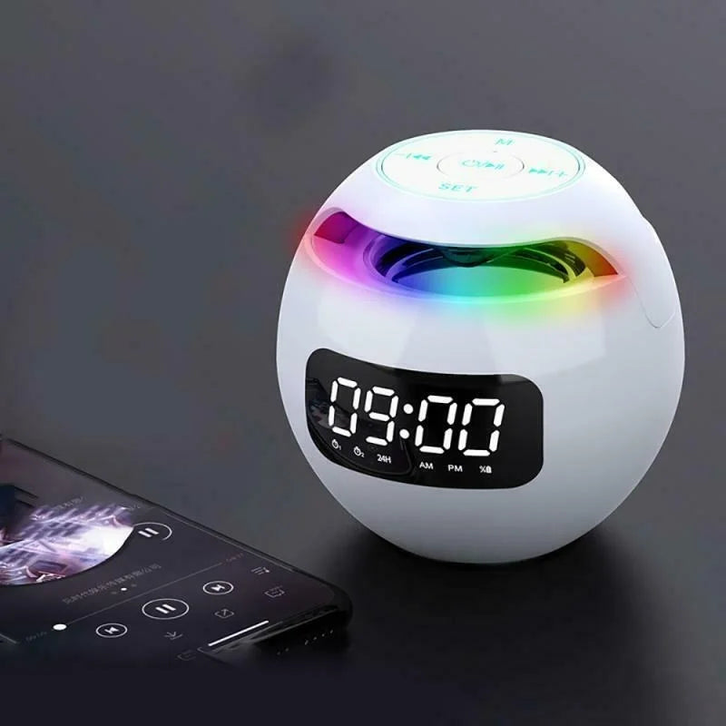 Multifunctionele Digitale Lichtwekker met Bluetooth, LED Lichtshow en Bewegingsgevoelig Display – Compact en Stijlvol Design