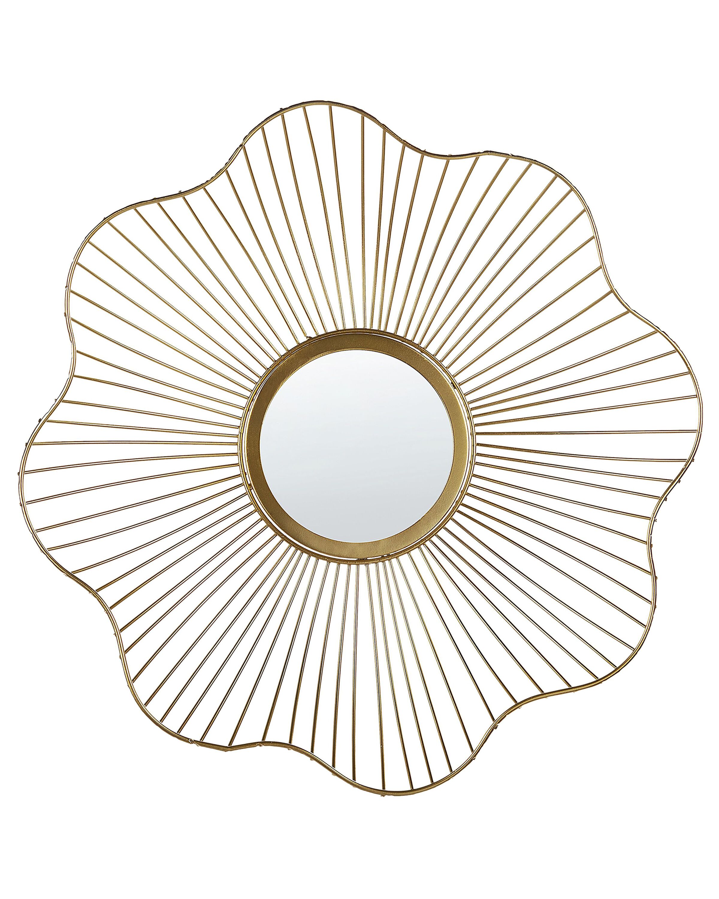 Wall Mirror SENS 40 cm 40 cm Metal Gold