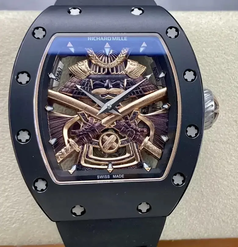 Richard Mille RM47 YS Factory Black Tourbillon Skeleton Dial