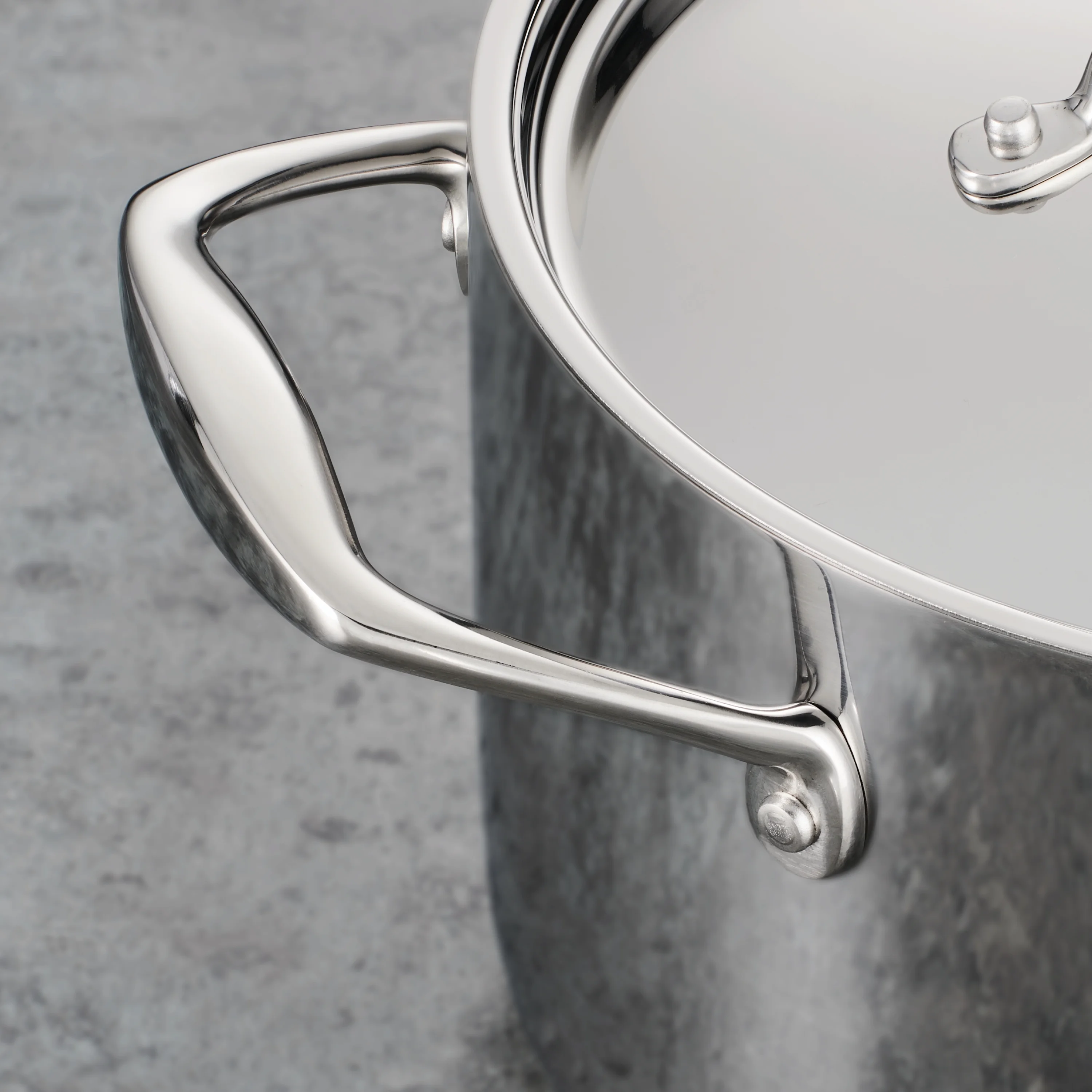 Tramontina Signature 5-Quart Tri-Ply Clad Stainless Steel Dutch Oven with Lid, Induction Ready, Oven-Safe, Dishwasher Safe