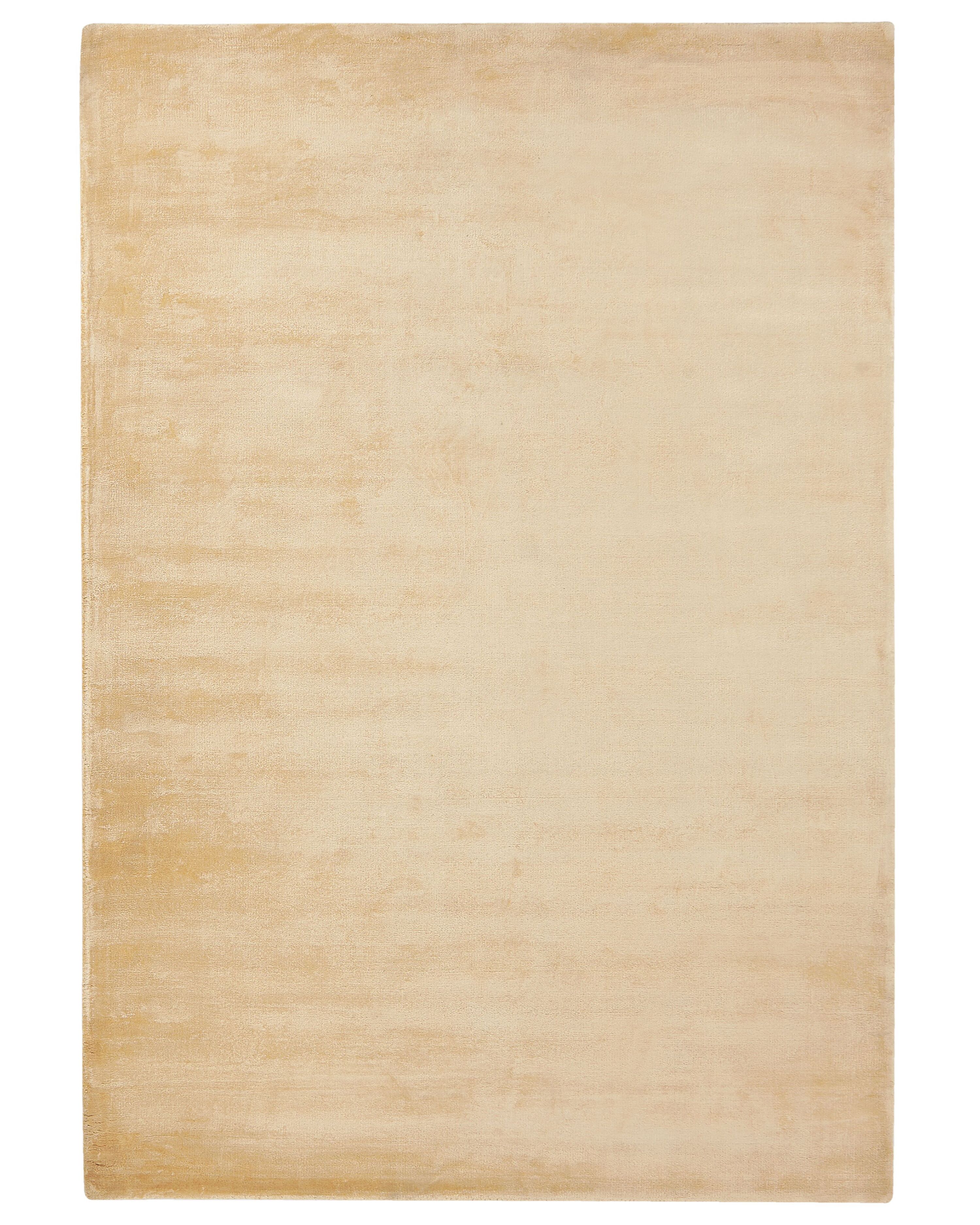 Rug GESI II Sand Beige 160 x 230 cm Viscose