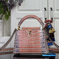 LV Capucines Mini (Taurillon Leather with Jewel-Encrusted Ha1:1High-quality replica