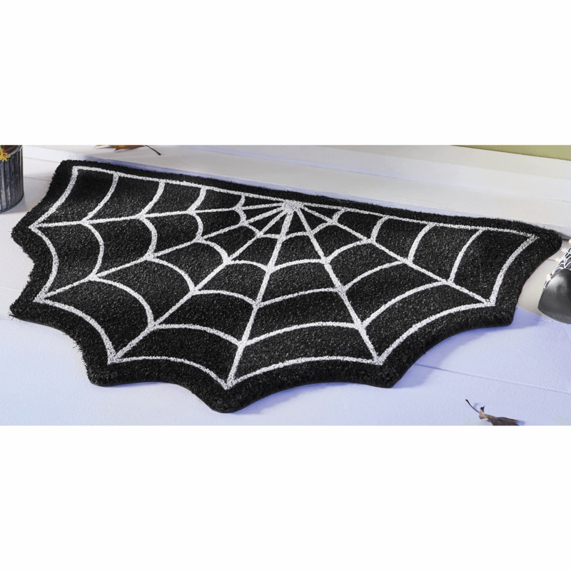 Web-Shaped Coir Indoor/Outdoor Mat - 20