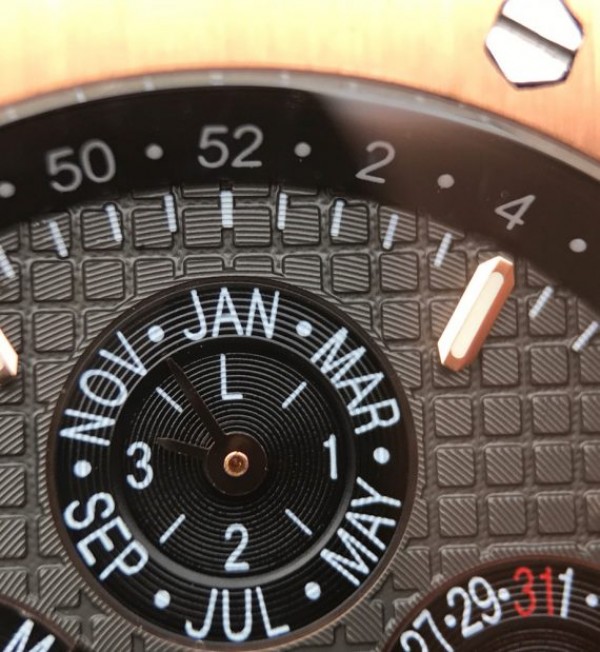 Replica Audemars Piguet JF Royal Oak 41mm 26574 RG Black Textured Dial A5134 - Top club
