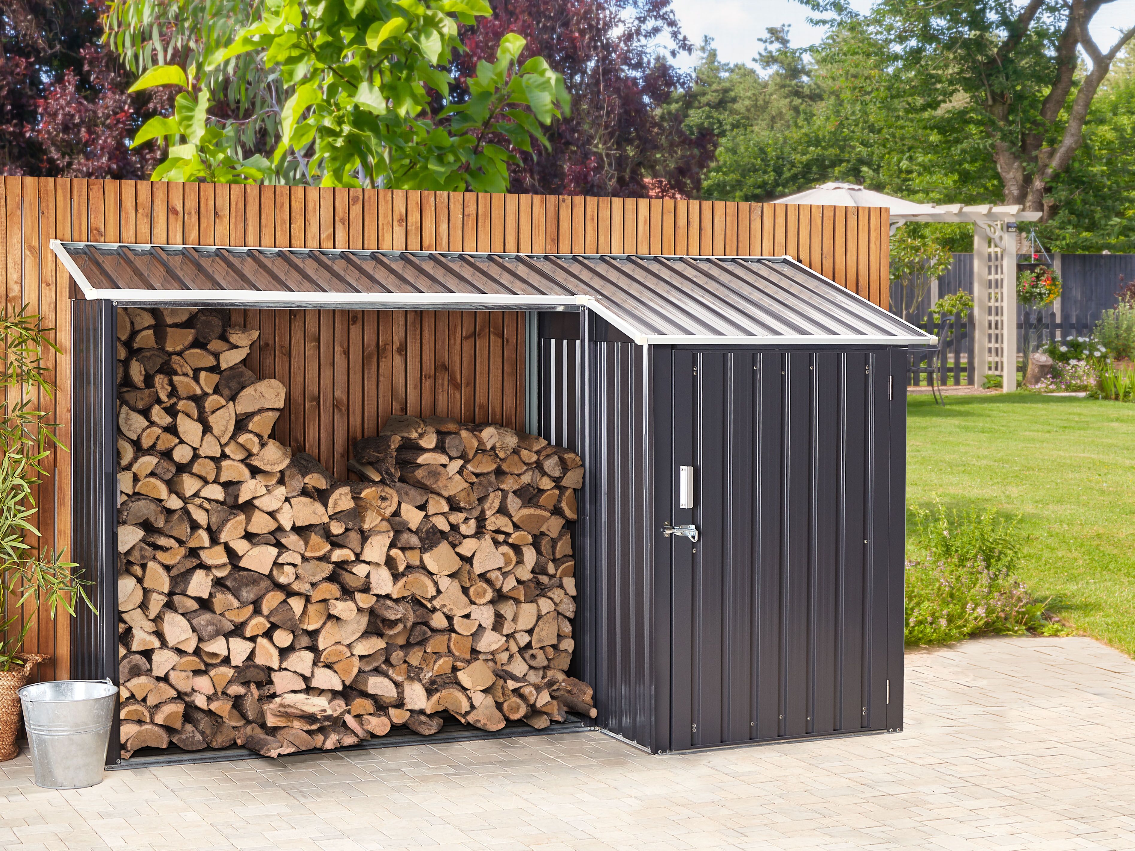 Tool Shed AOSTA 270 cm 105 cm Black