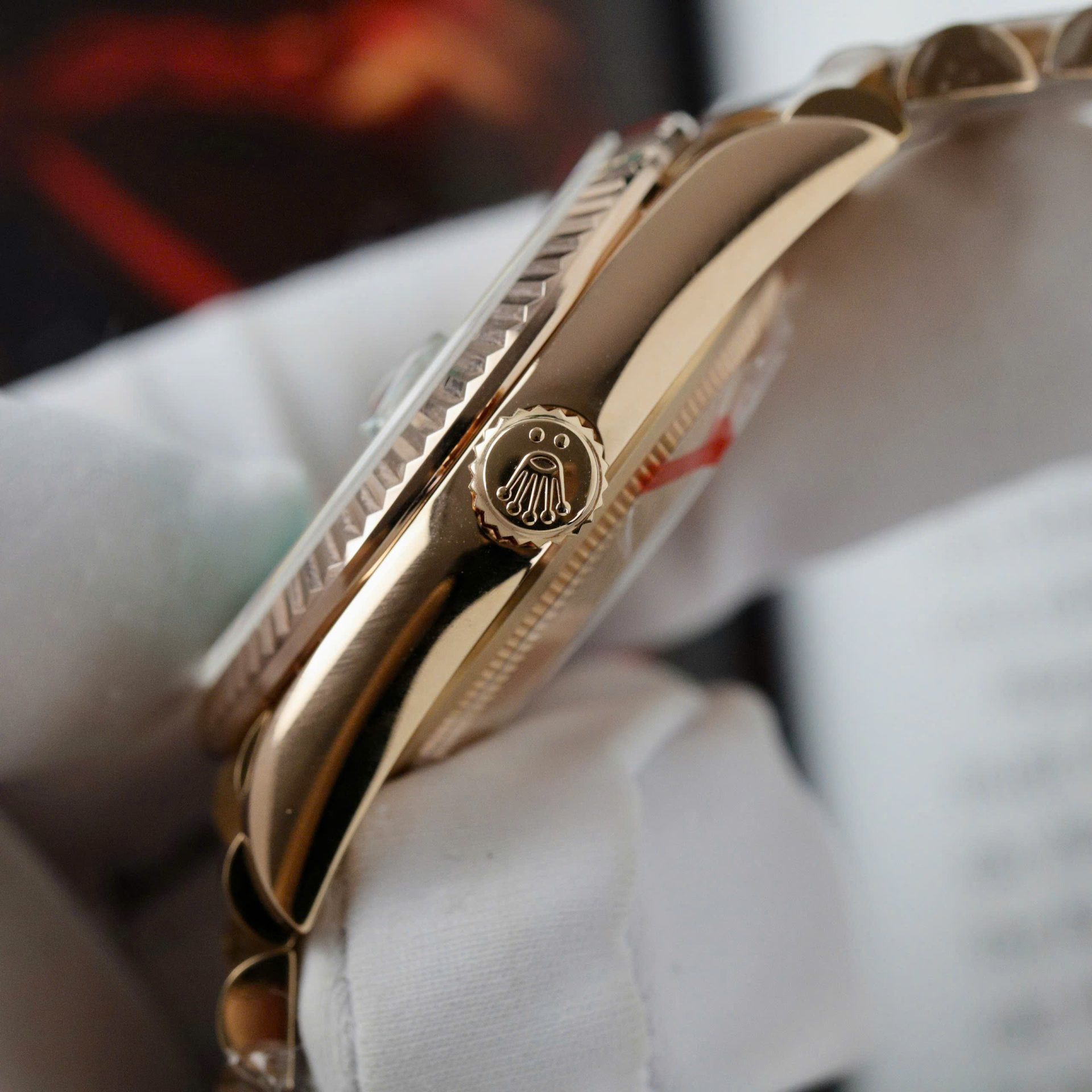 Rolex Best Replica Watch Day-Date 128238 Dial Turquoise Gold Wrapped 36mm - Elite Watch Atelier