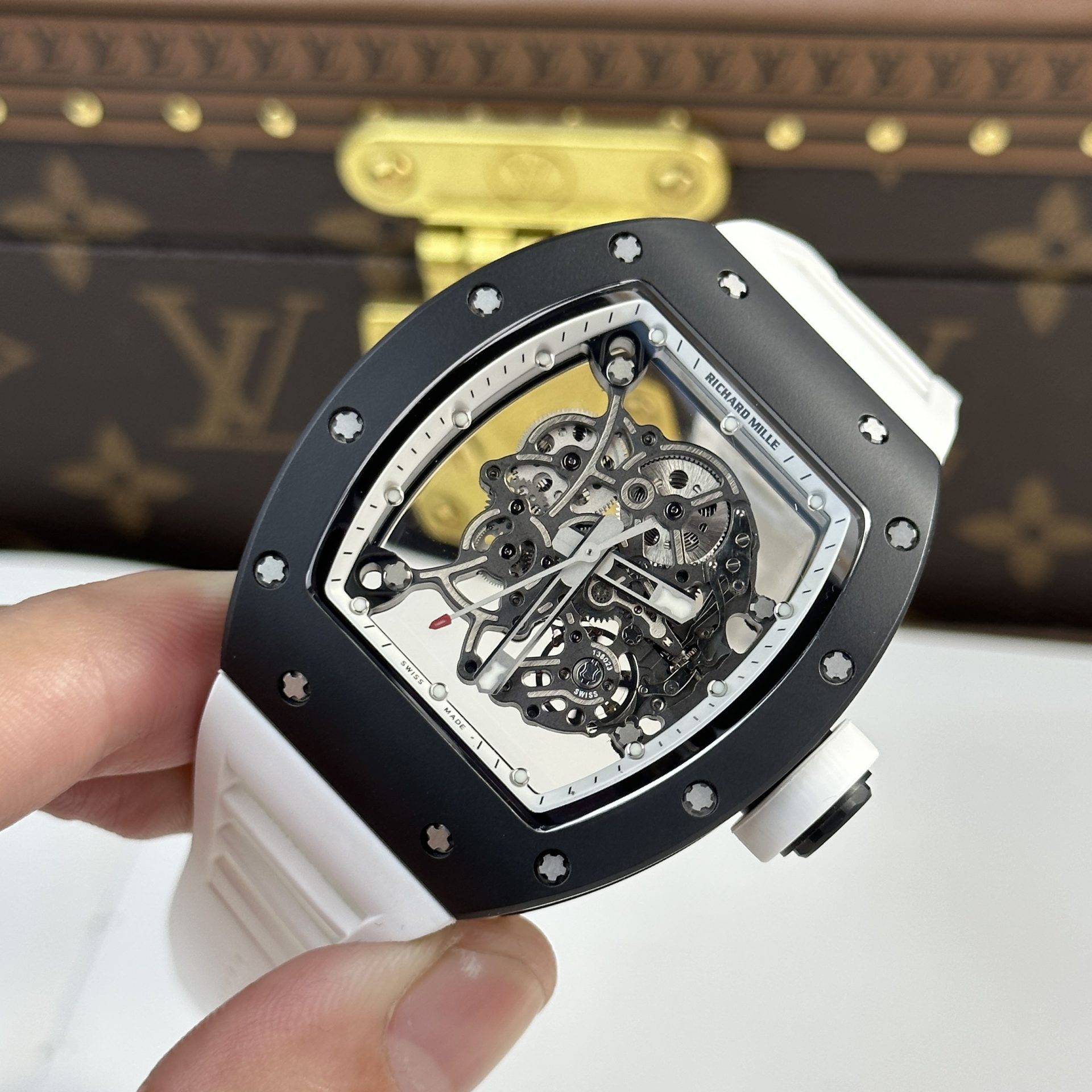 Richard Mille Replica Watch RM055 Bubba Watson Black Ceramic BBR Factory 45mm - Top club