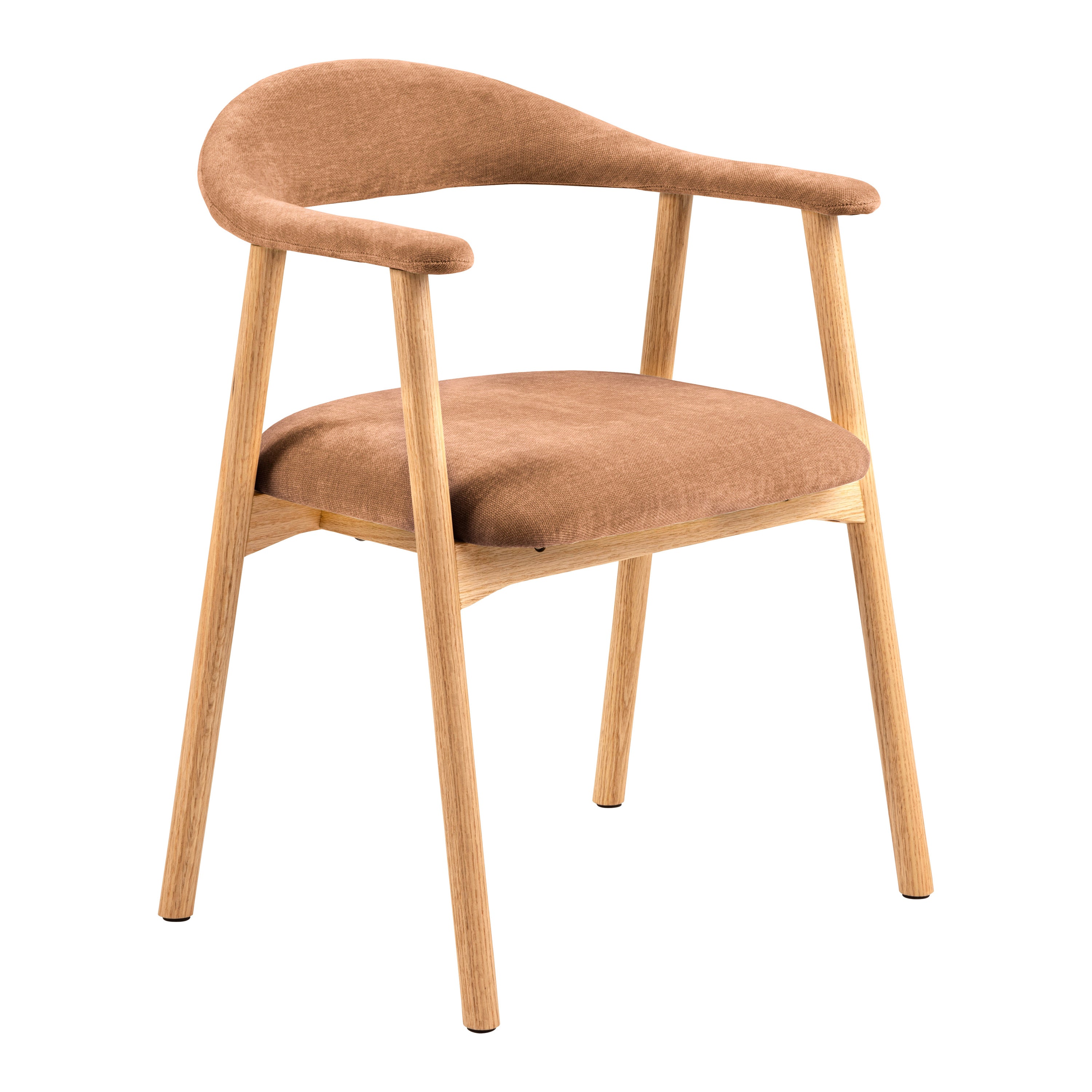 Blokker Nordic Eetkamerstoel - Eikenhout - Rosewood