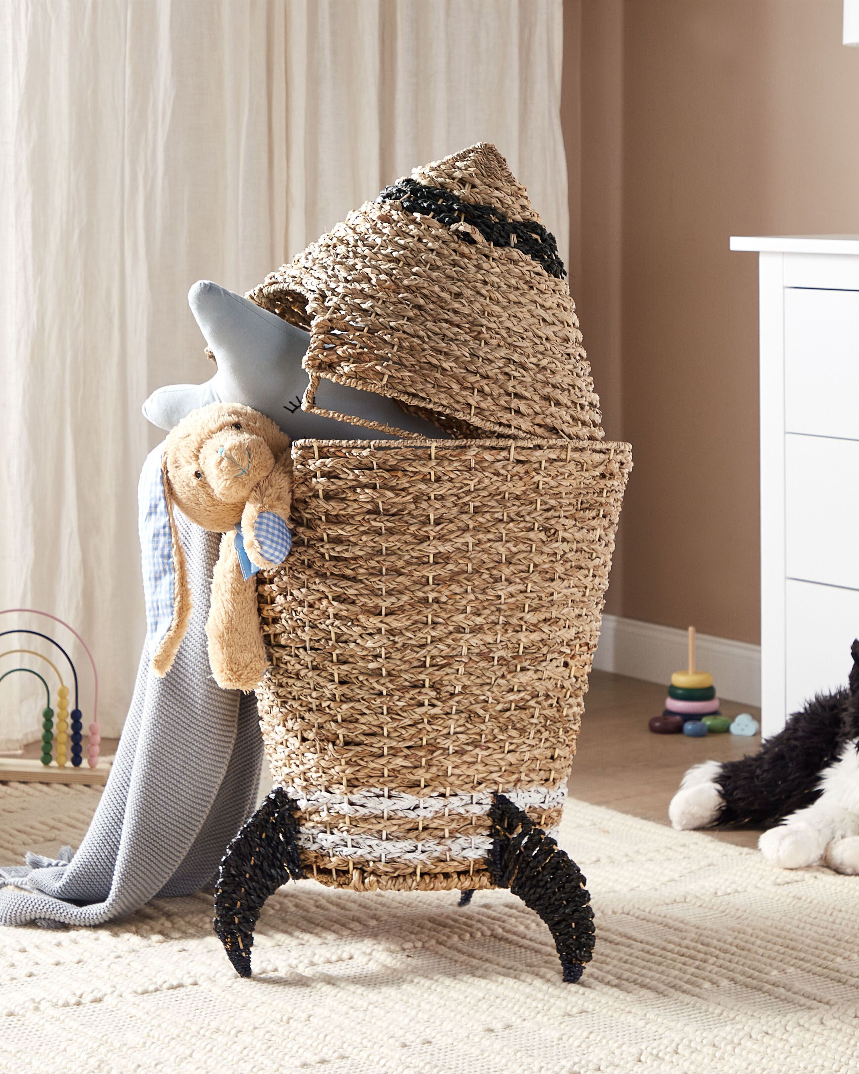 Kids Basket Rocket PAARL Seagrass Natural