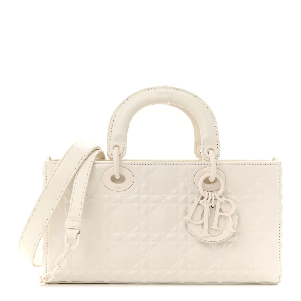 Dior Latte Diamond Cannage Calfskin Superfake Handbag