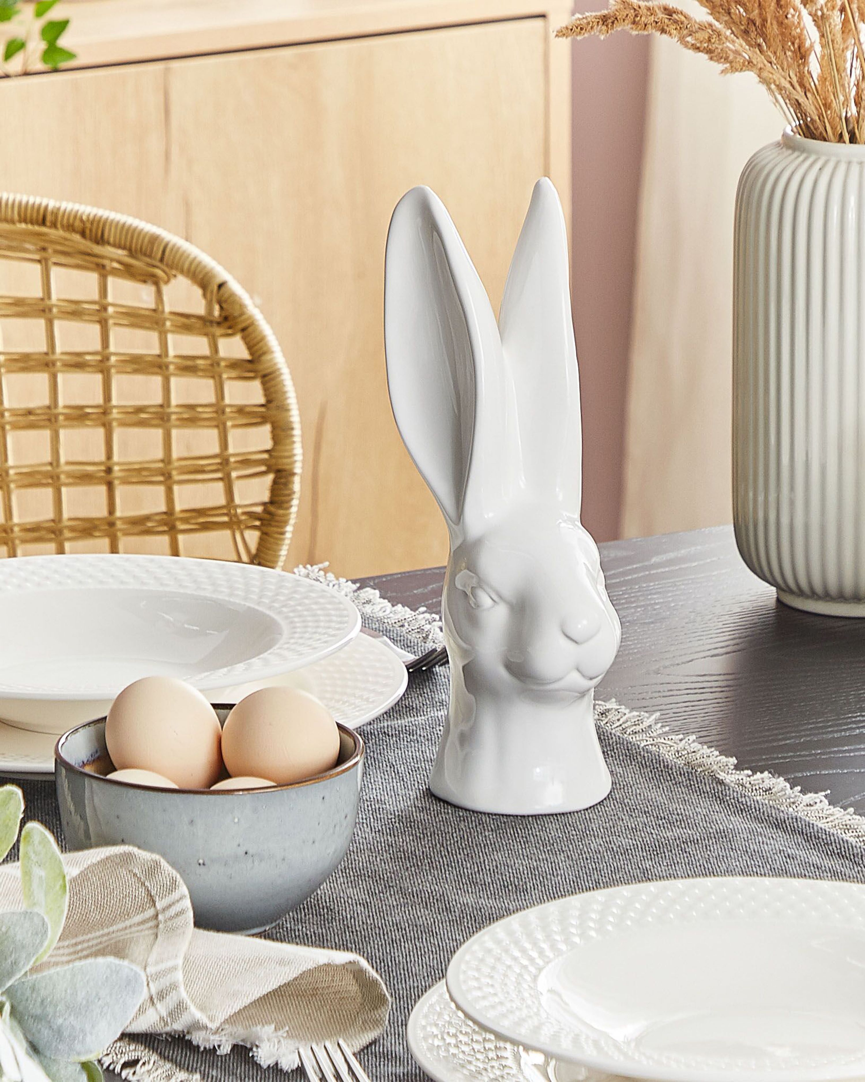 Figurine Rabbit GUERANDE Ceramic White