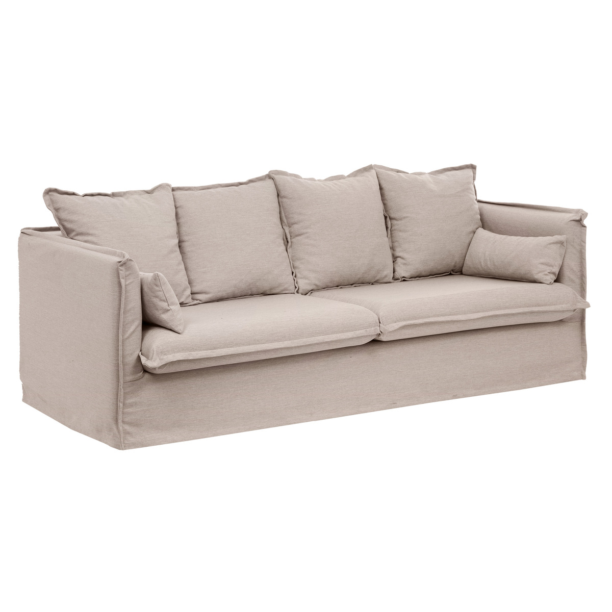 Sofa bed "Odilon" 3 seats, Beige