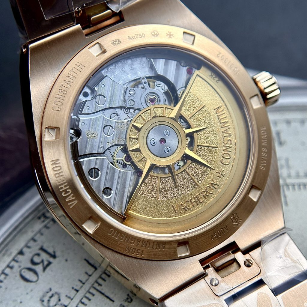 Vacheron Constantin Replica Watch Overseas 4500V Rose Gold Blue Dial PPF 41mm - Top club