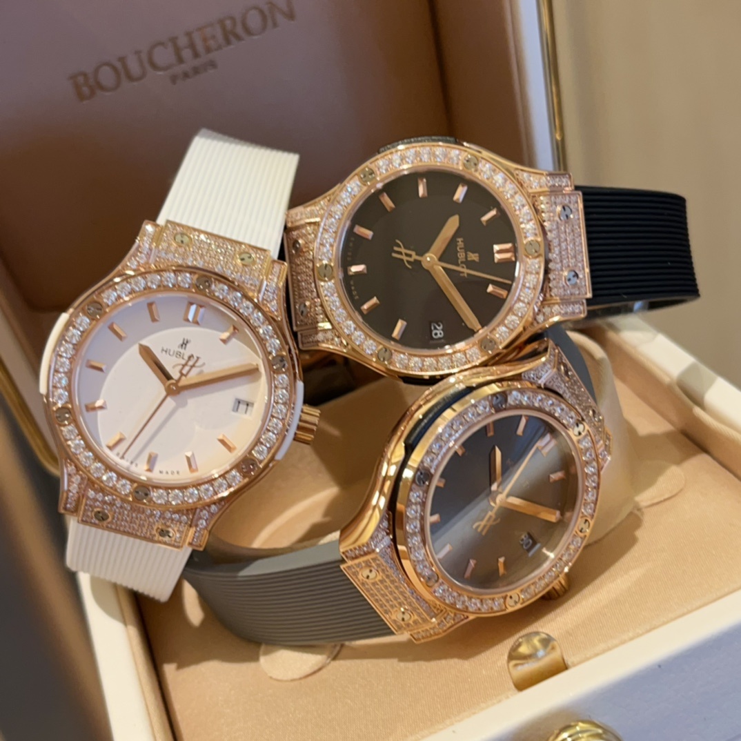 Hublot Classic 33mm High-End Women's Watch(1:1 replica) - Top club