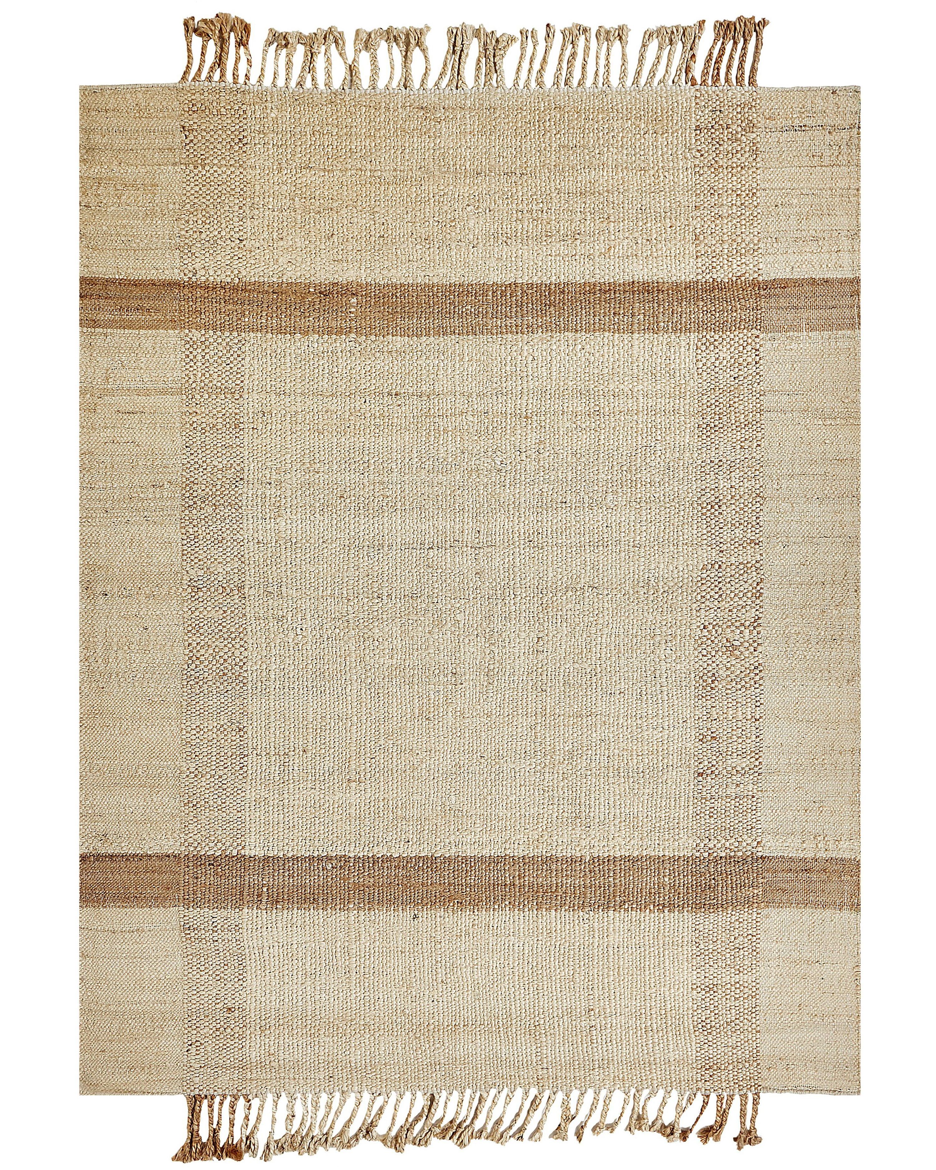 Rug YELMEZ Beige 160 x 230 cm Jute