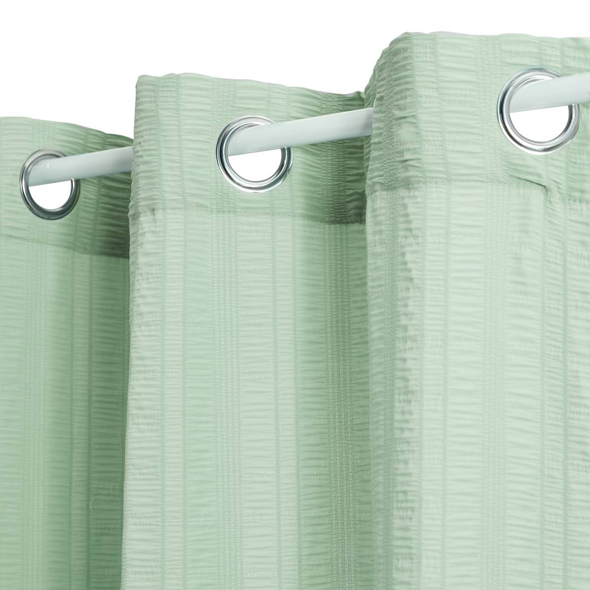 Sheer Curtain "Noa" Celadon Green, 240x140 cm