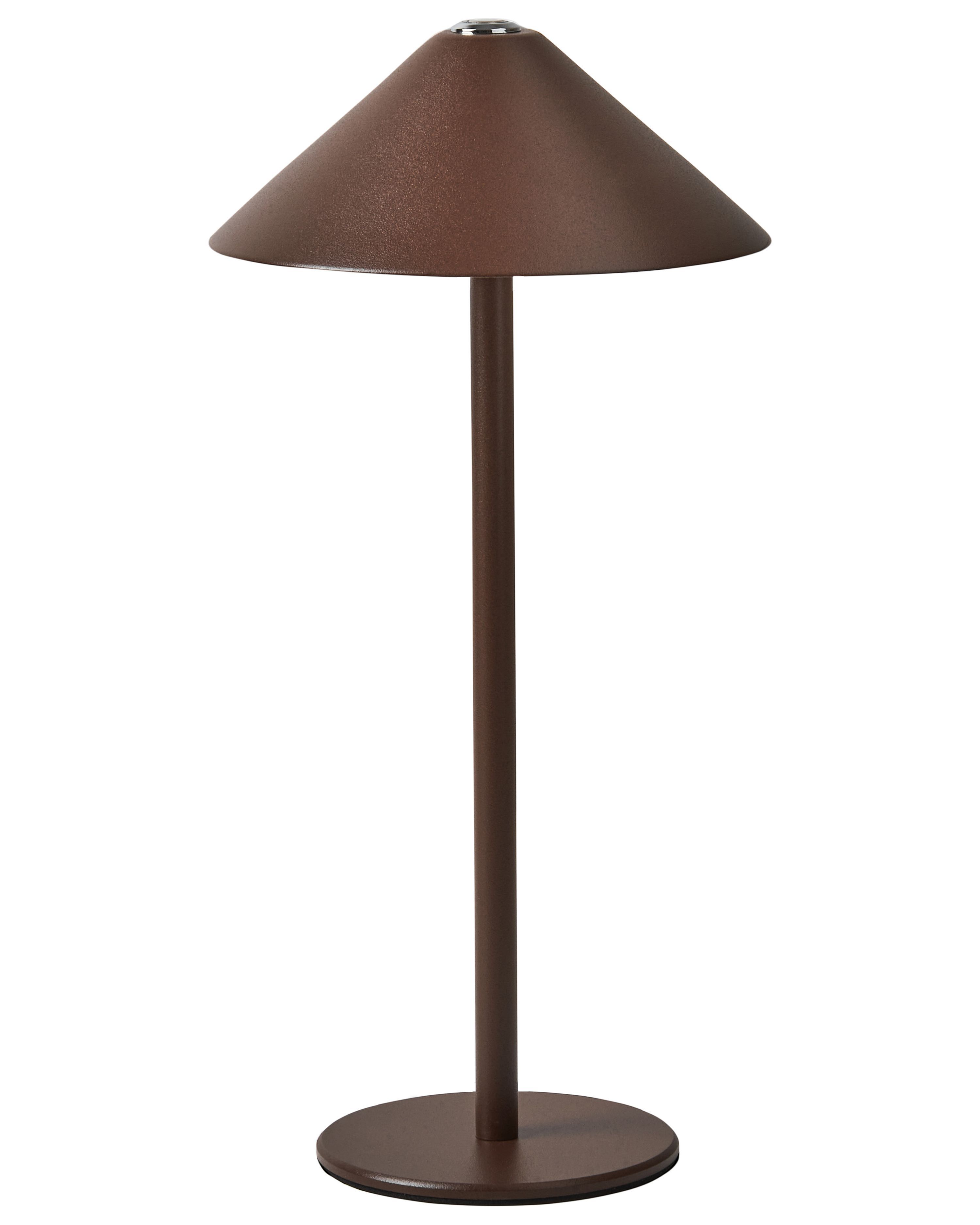 Wireless LED Table Lamp FRANCOLI with Dimmer Metal Brown