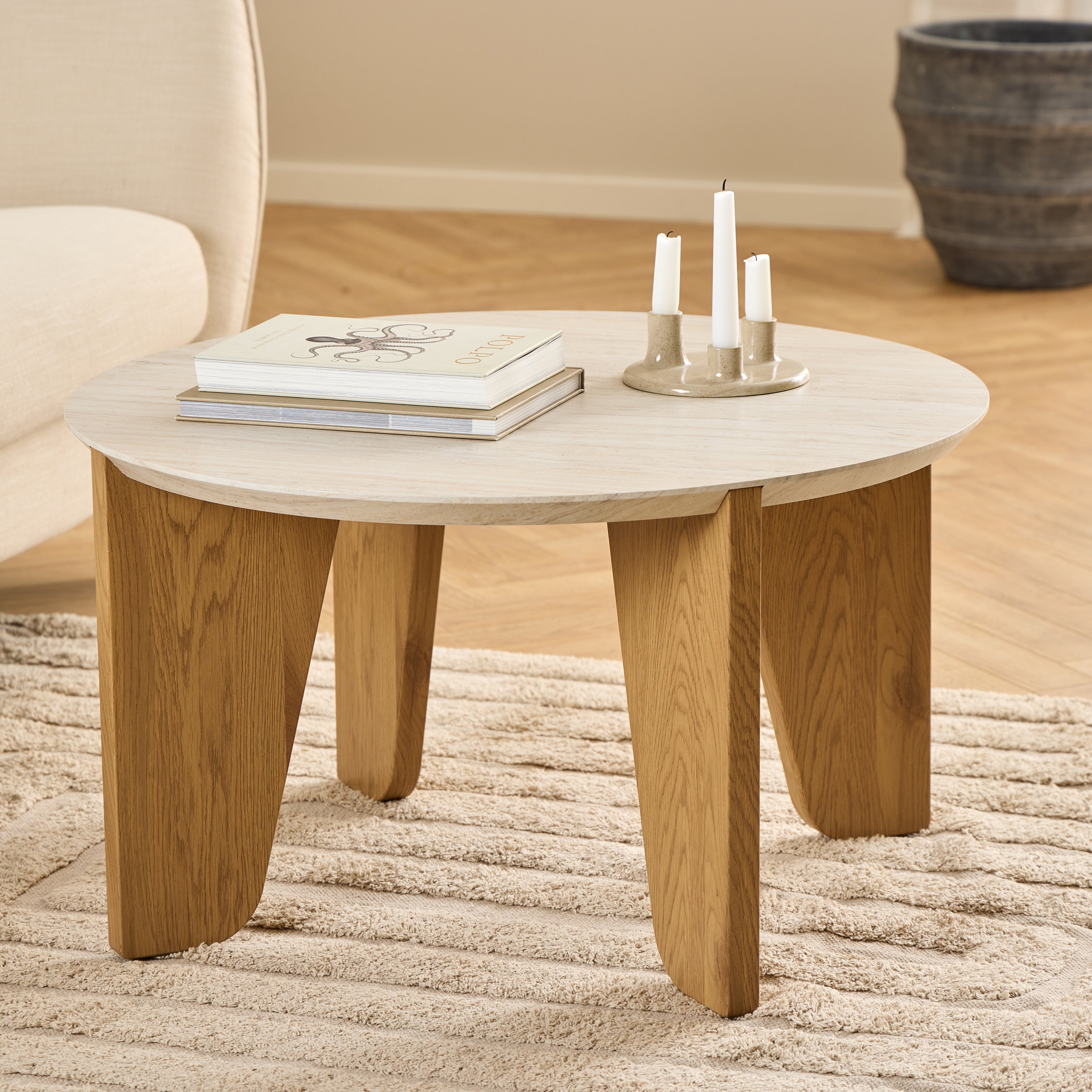 Blokker Horizon Salontafel - Crème