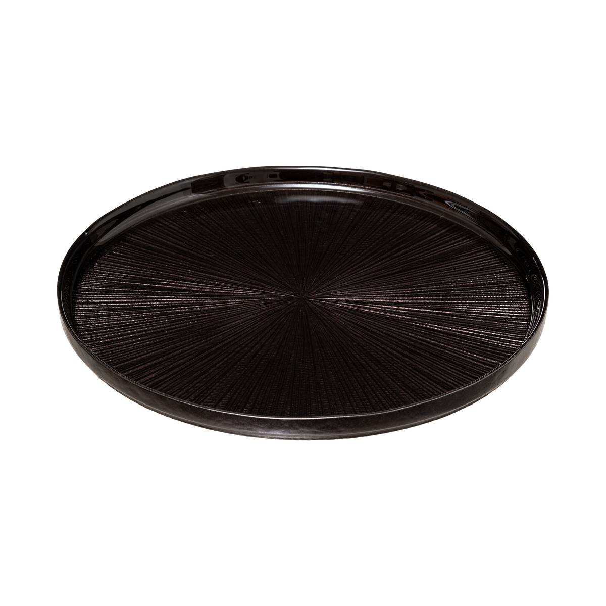 Dessert plate "Astra" D.21 cm, Black