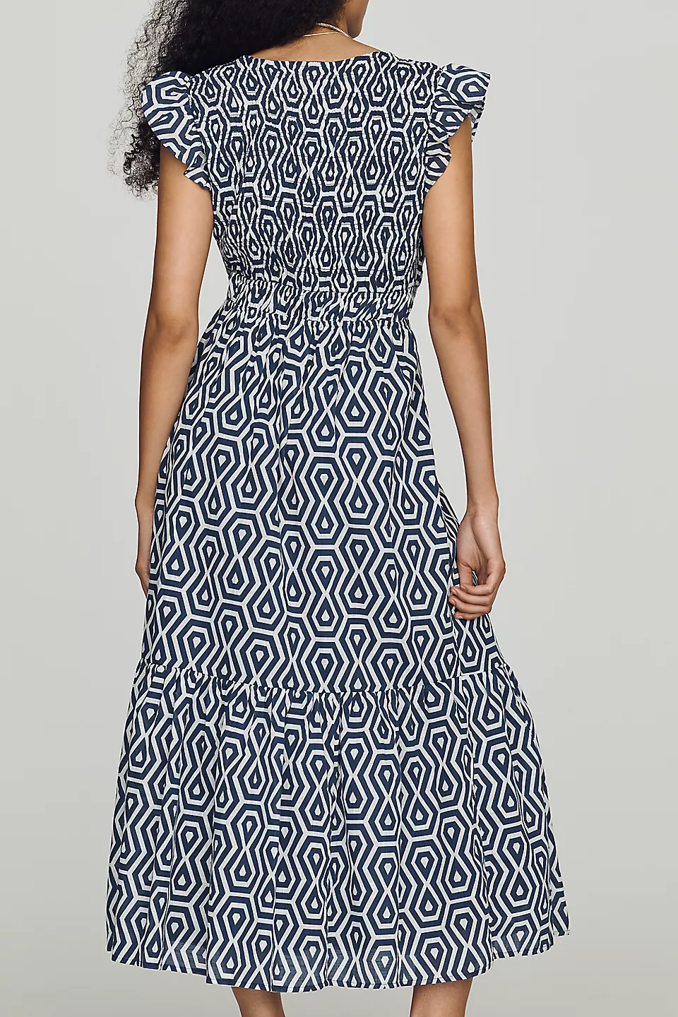 Peregrine Midi Dress - Blueberry