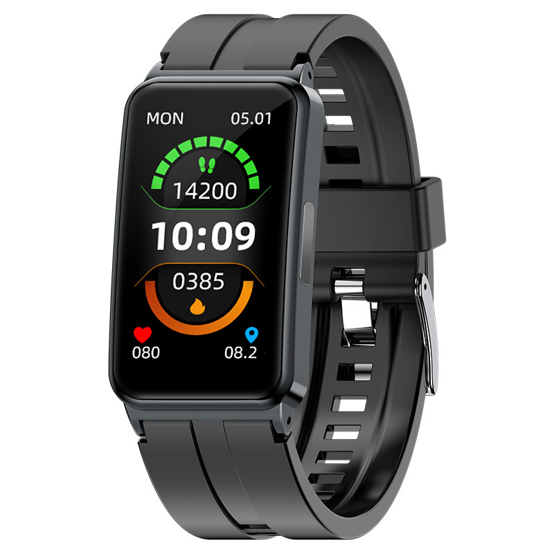 EP01 Non-Invasive Blood Glucose Measuring Bracelet Smartwatch for Blood Pressure, Body Temperature, ECG, Heart Rate, Scientific Sleep and Exercise Monitoring