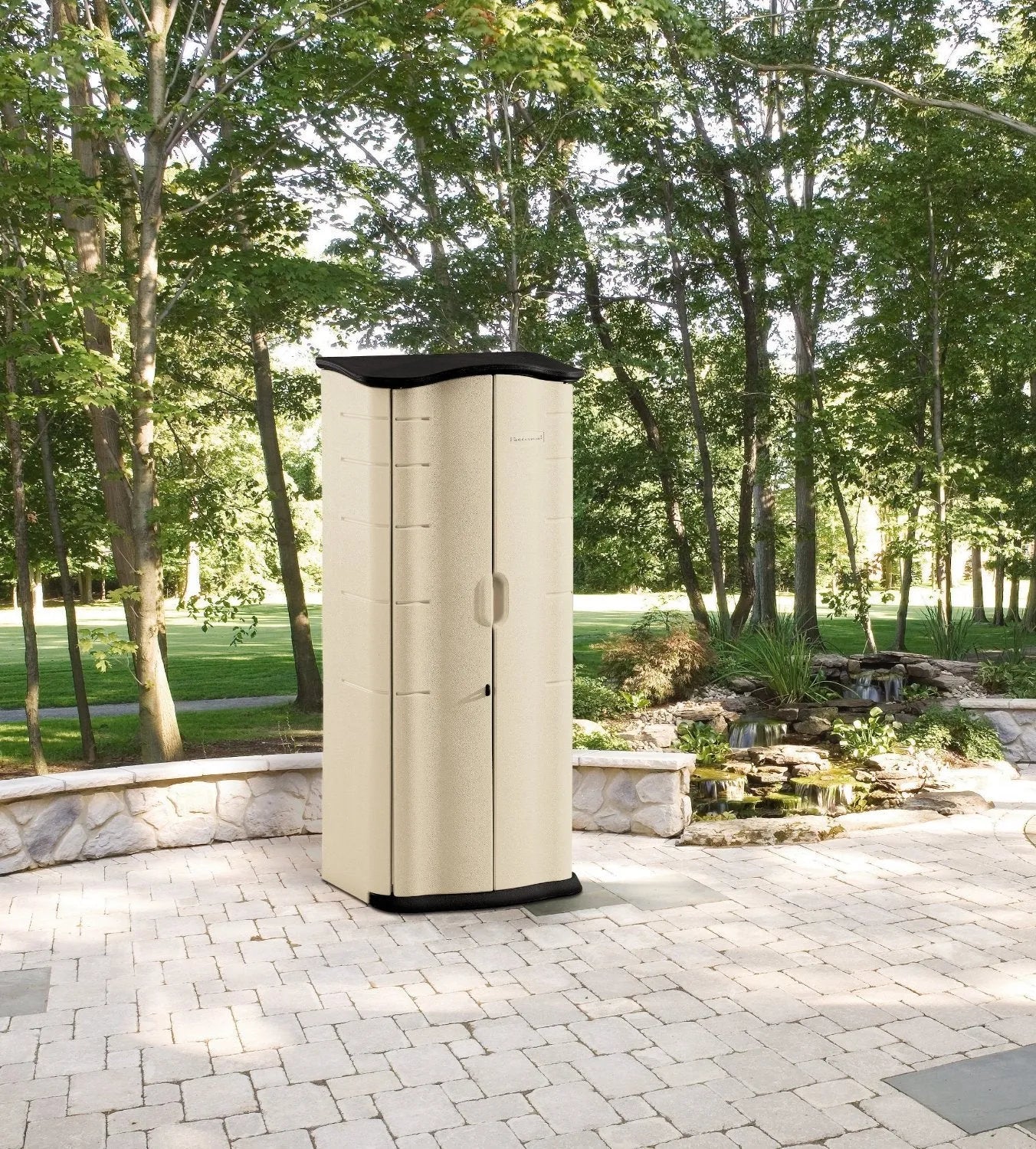 Rubbermaid Vertical Resin Weather Resistant Outdoor Storage Shed - Image 12 Rubbermaid Vertical Resin Weather Resistant Outdoor Storage Shed - Image 12