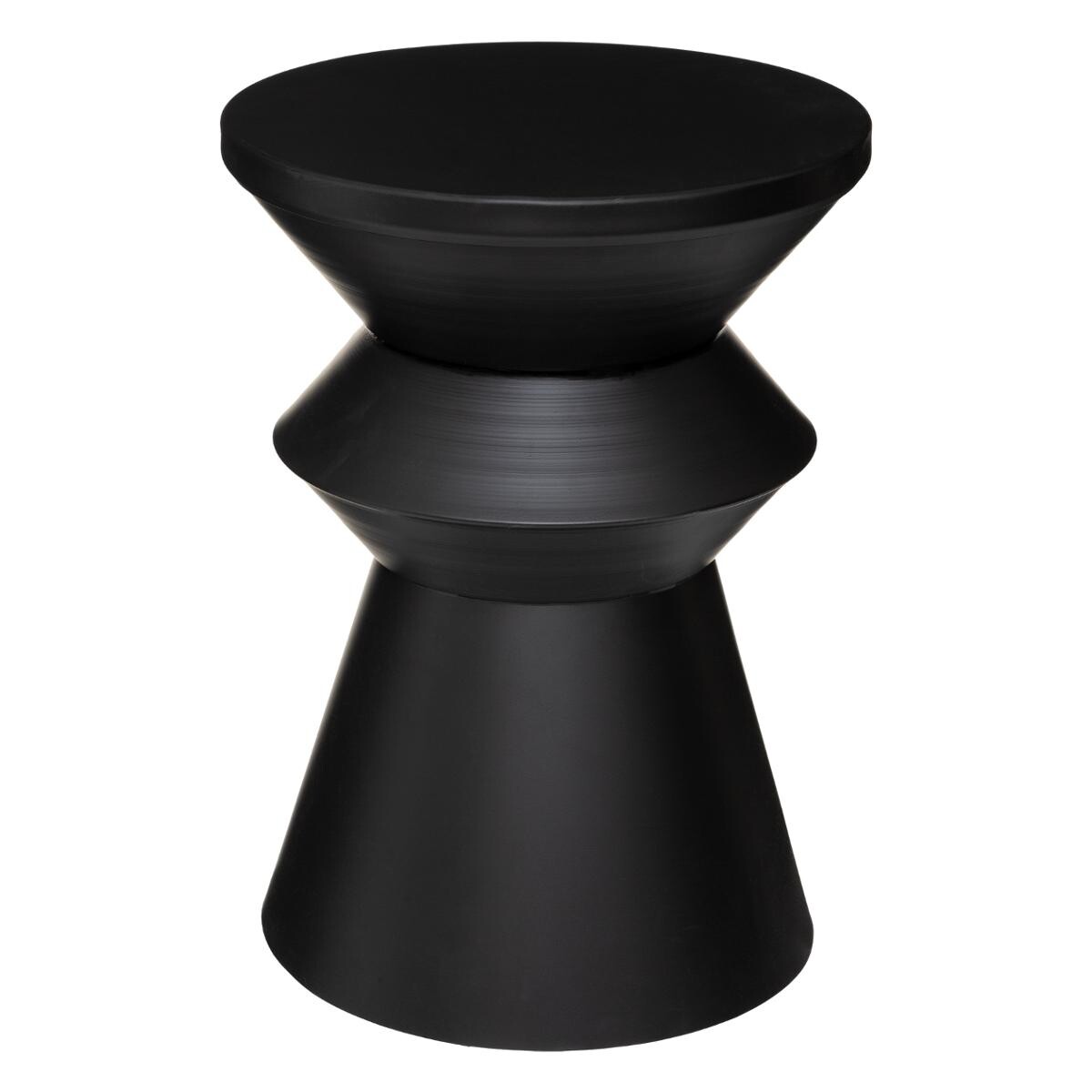 Side table "Sohan" Black, D.36 cm