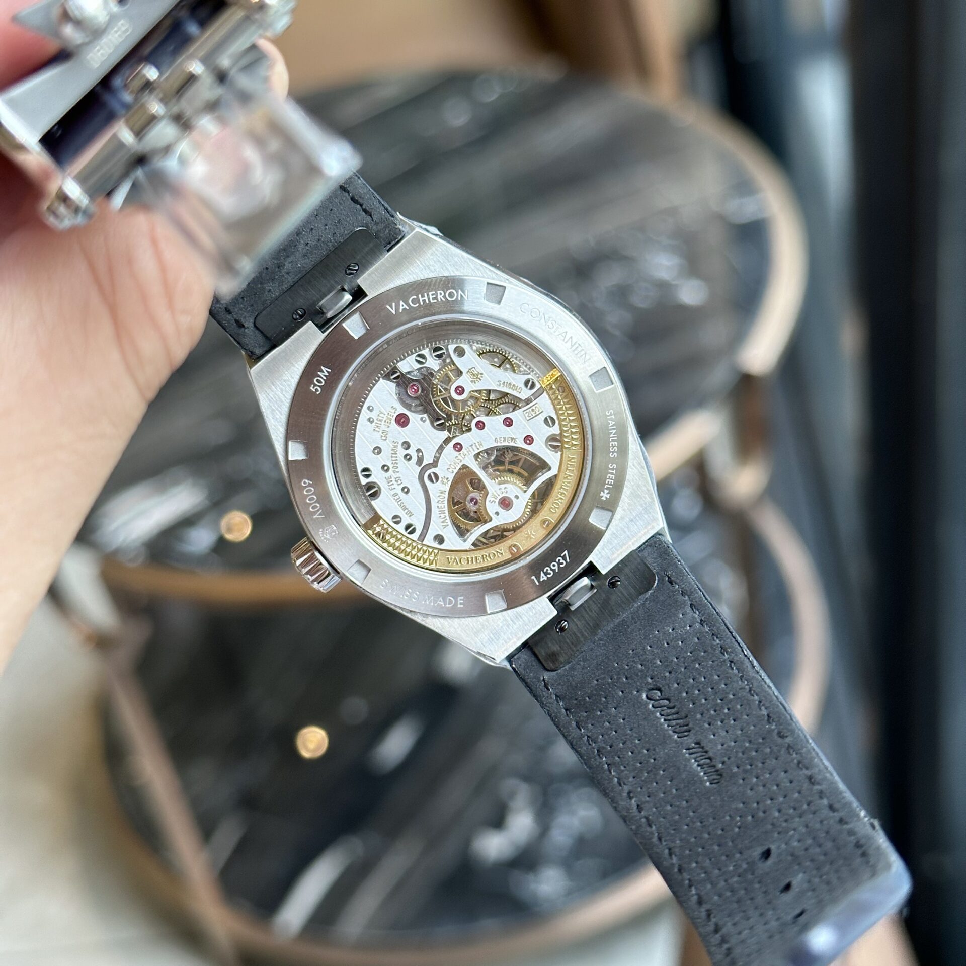 Vacheron Constantin Overseas 6000V Tourbillon Blue Replica 1:1 Watch 42.5mm - Top club
