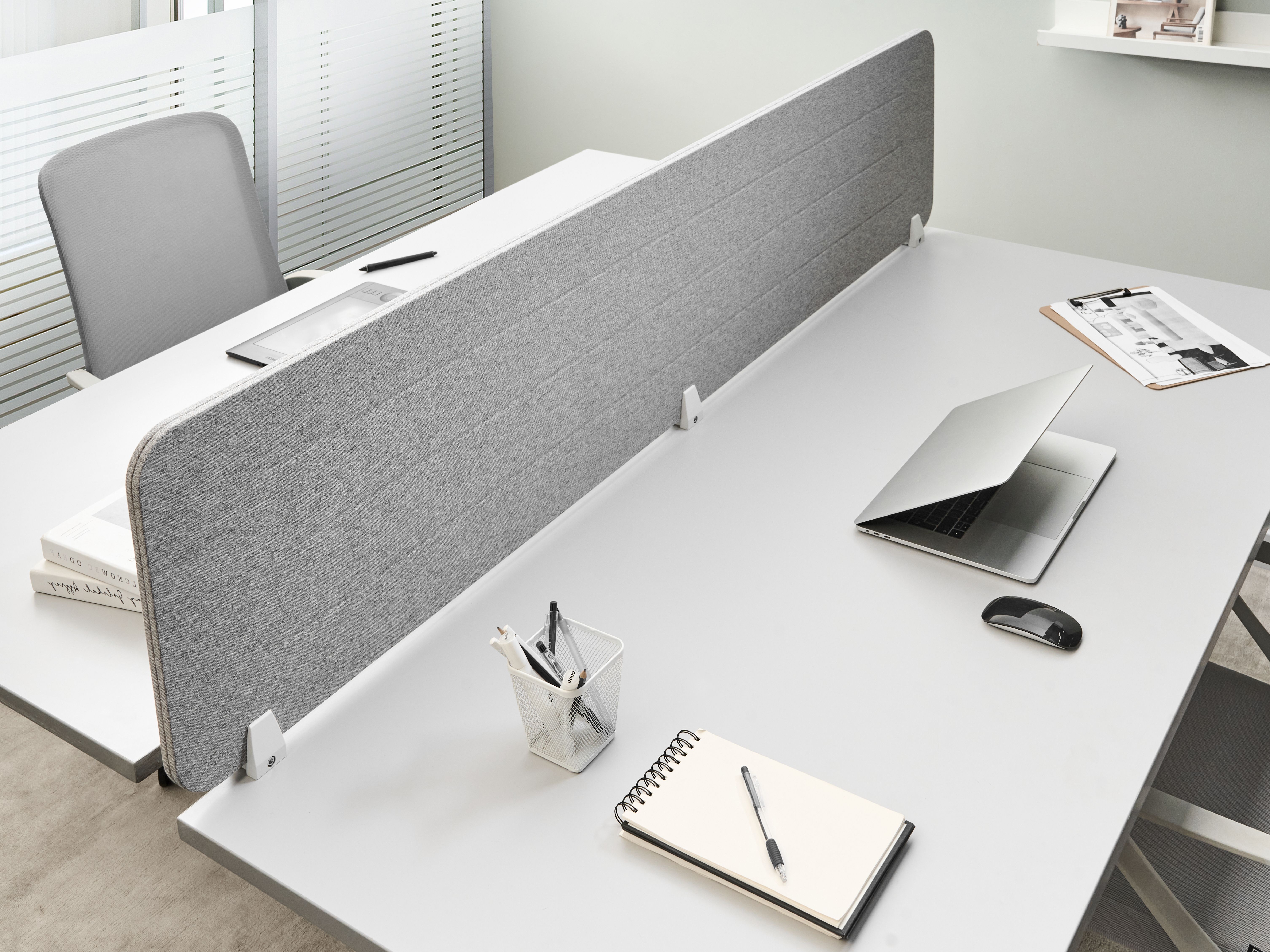 Desk Screen ZIGGY Light Grey