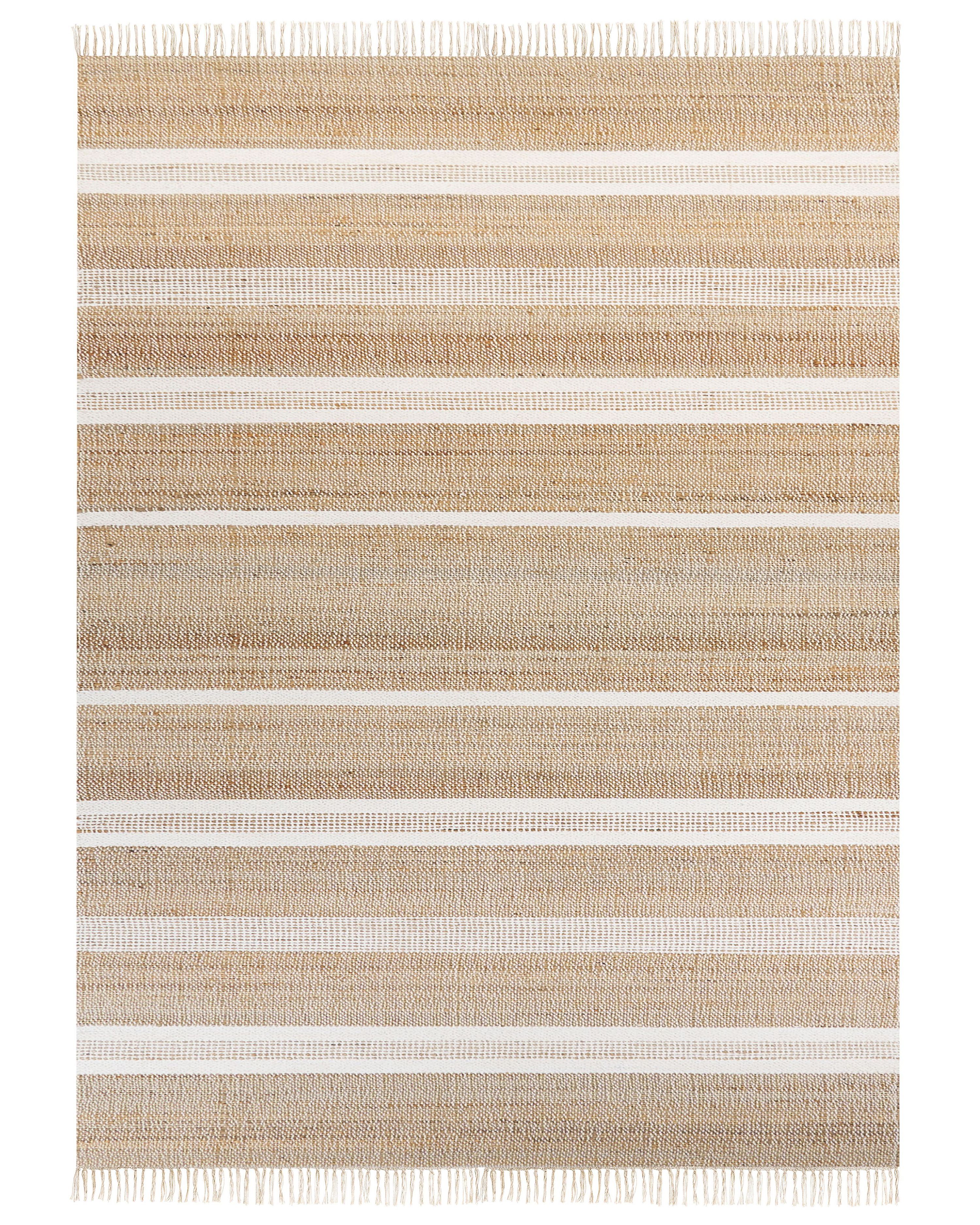 Rug TALPUR White 160 x 230 cm Jute