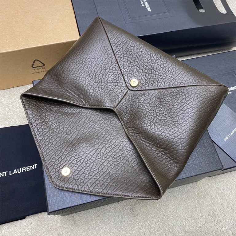 YSL CASSANDRE large envelope pouch in lambskin1:1High-quality replica