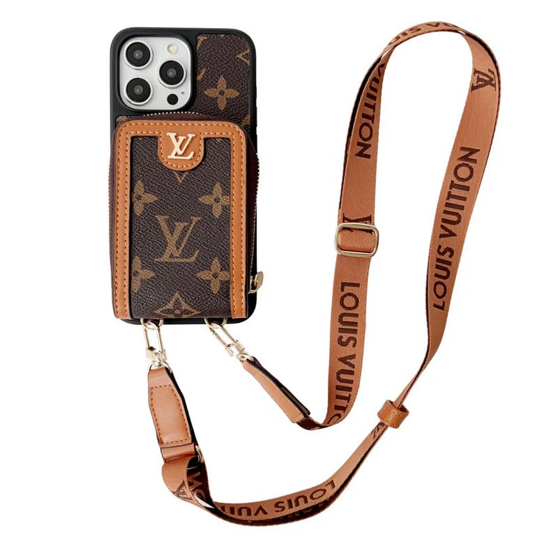 Lou GG Card Holder Chain iPhone Case - Wholesale & Influencer
