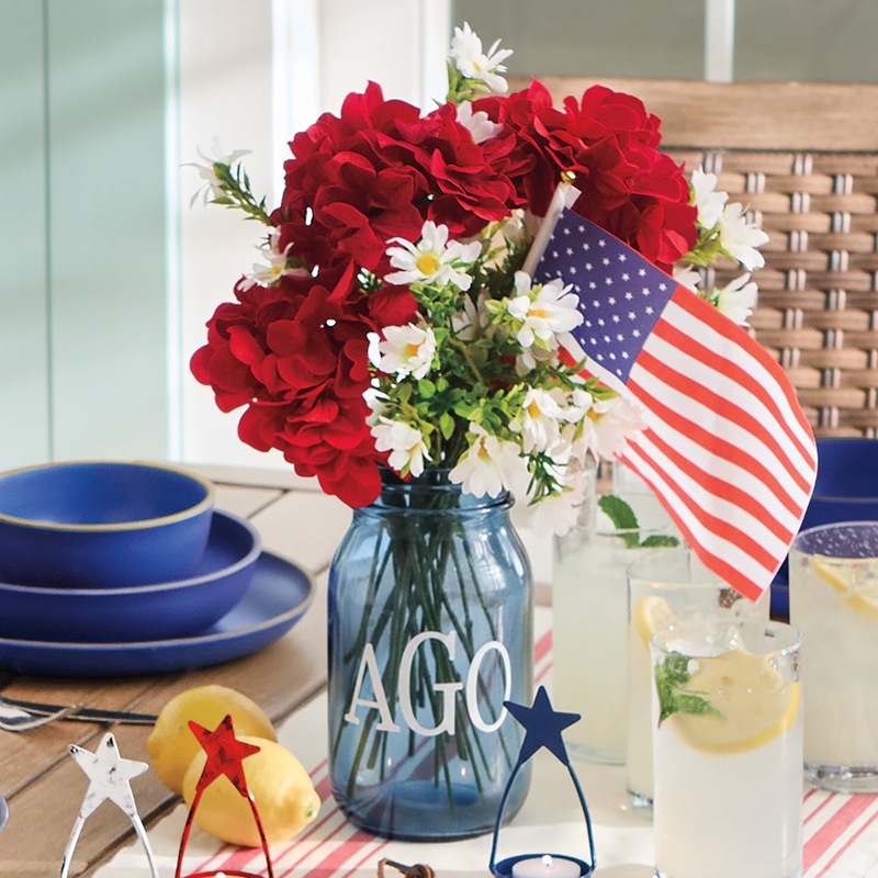 Personalized Outdoor Patriotic Arrangement - MIDNIGHT VELVET CATALOG