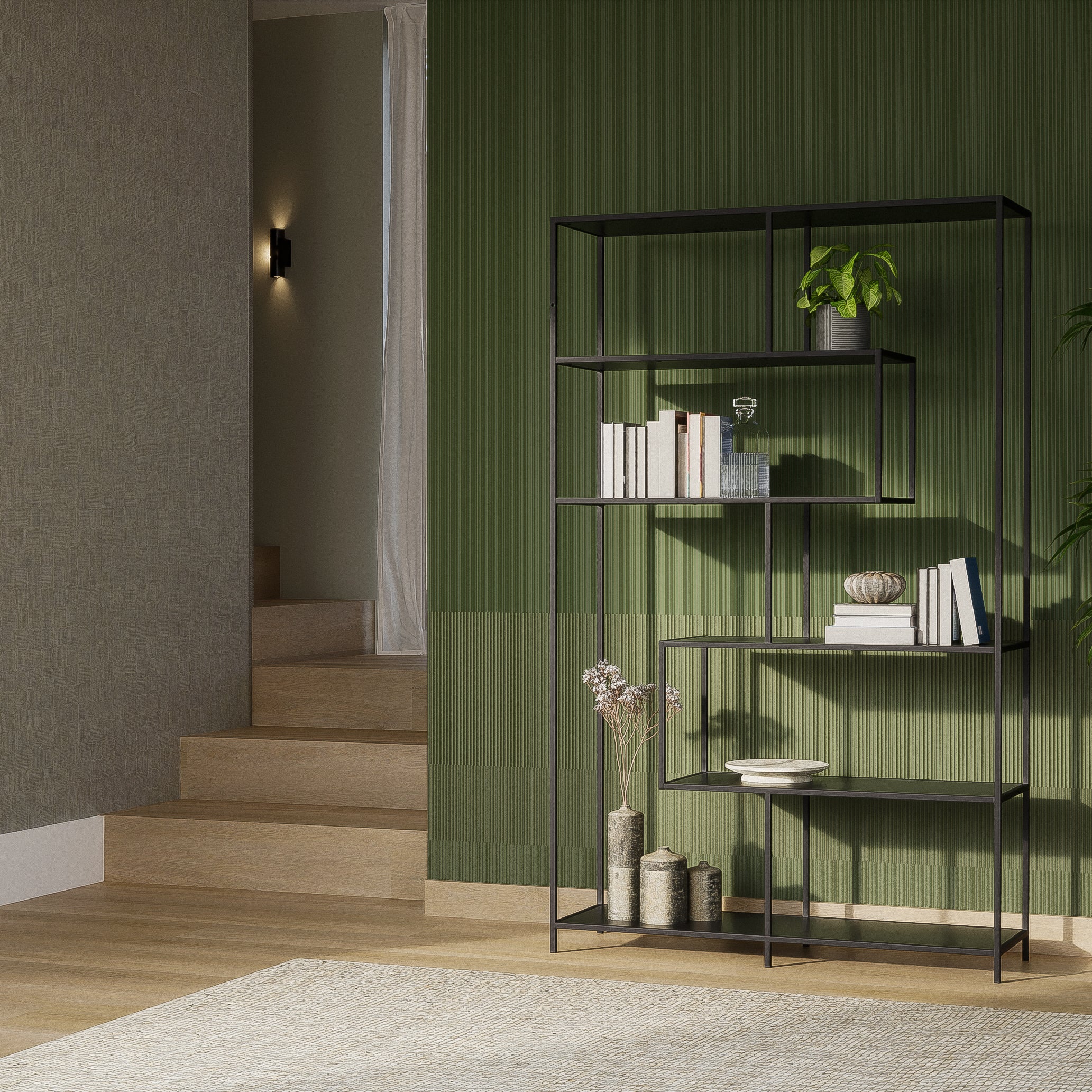 Blokker Jaxon Stellingkast 185 x 114 cm - Antraciet