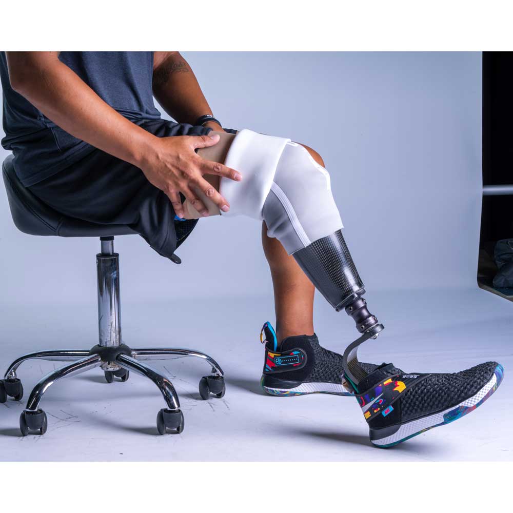Alps Reinforced Flex Sleeve, High Activity, 3mm, OptiGel - Abilene Artificial Limb