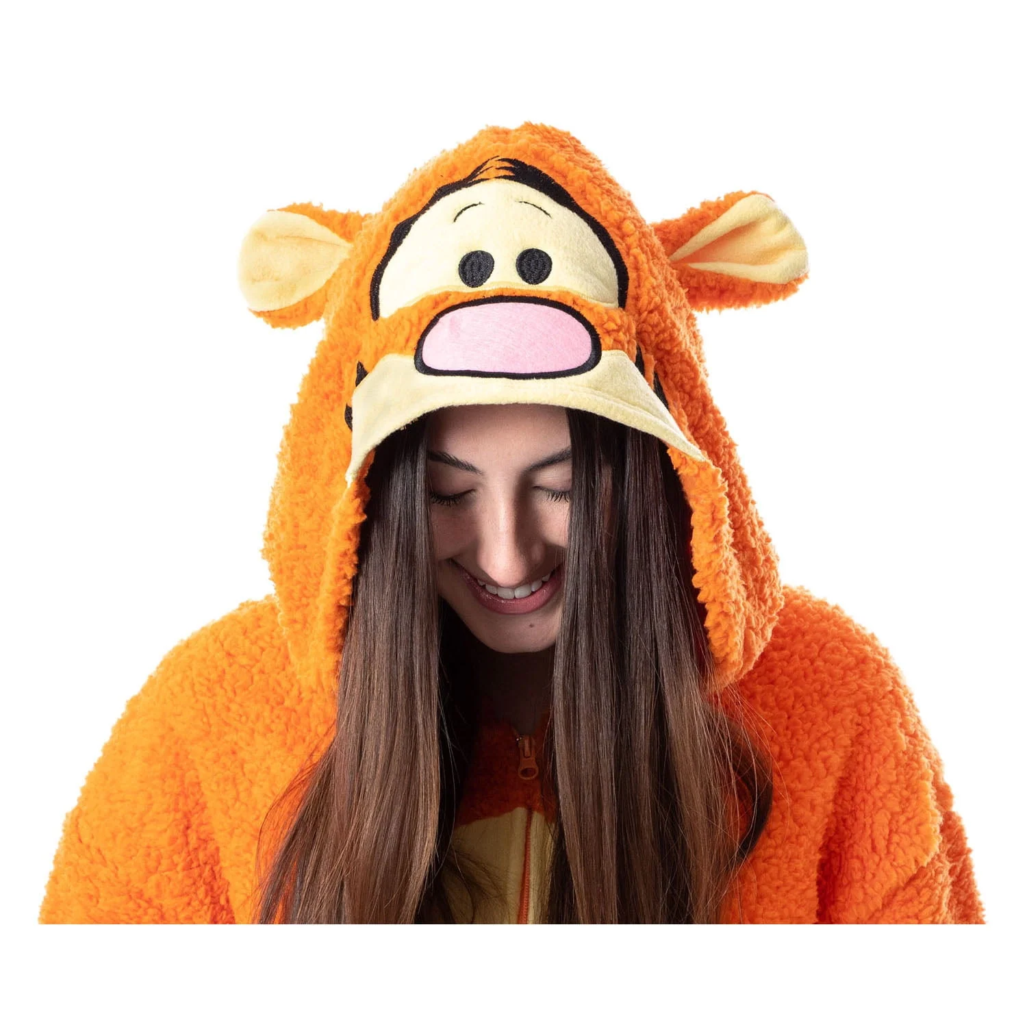 Disney Winnie The Pooh Adult Tigger Costume Plush Kigurumi Union Suit Pajama Outfit - Image 7 Disney Winnie The Pooh Adult Tigger Costume Plush Kigurumi Union Suit Pajama Outfit - Image 7