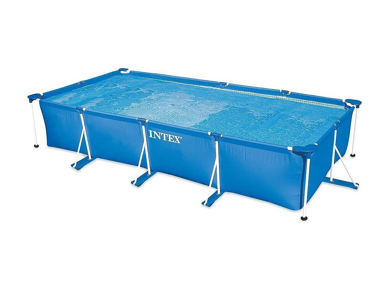 Piscine hors sol rectangulaire 450x220x84 cm avec pompe