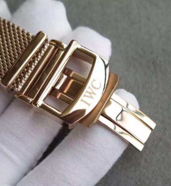 Replica IWC TF Portuguese Tourbillon Moonphase RG Bracelet - Top club