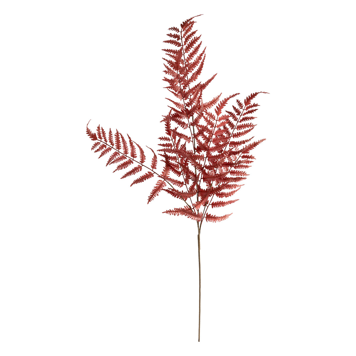 Artificial eucalyptus stem "James" Ruby red, H.92 cm