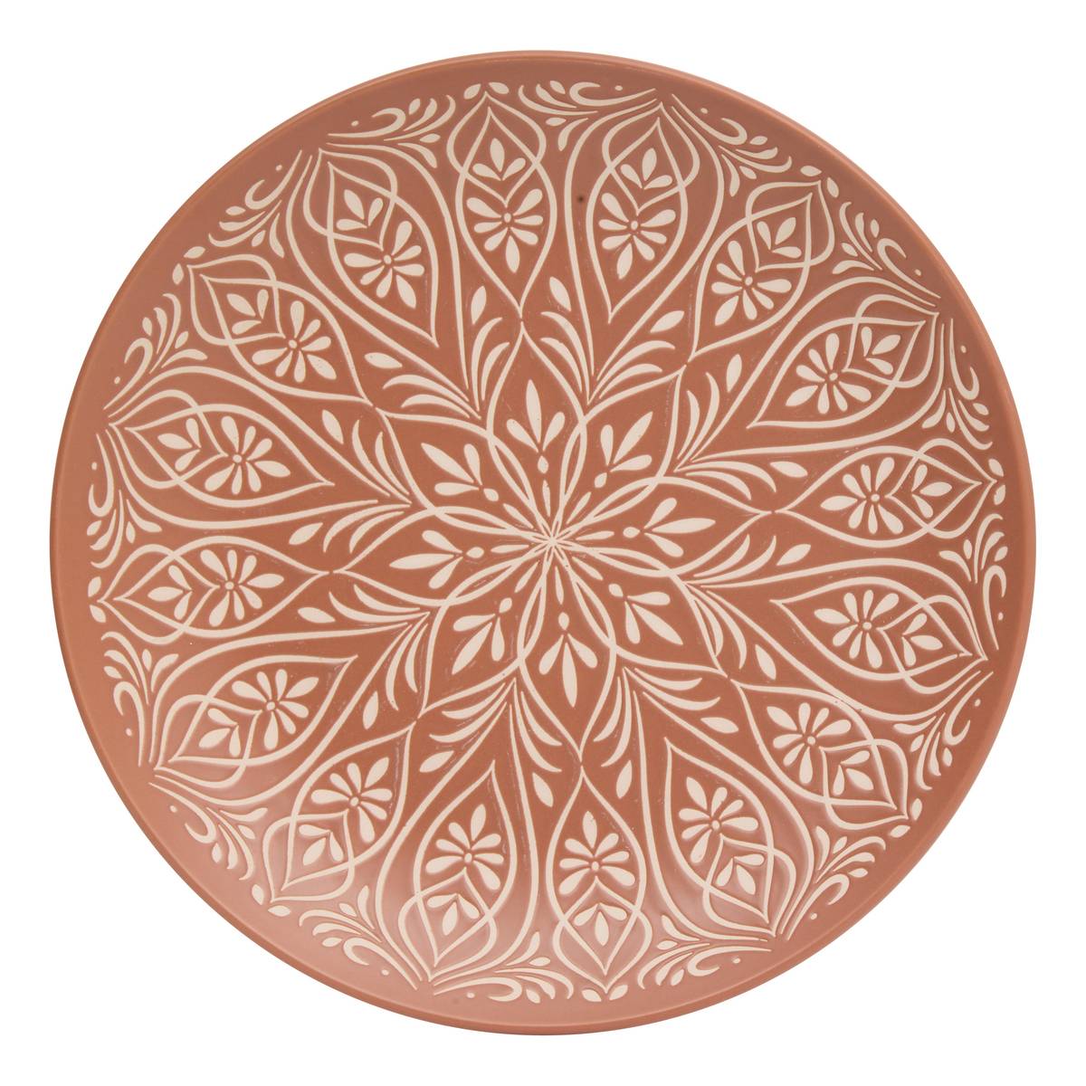 Set of 6 dinner plates "Ines" Stoneware (ceramic), D.27 cm