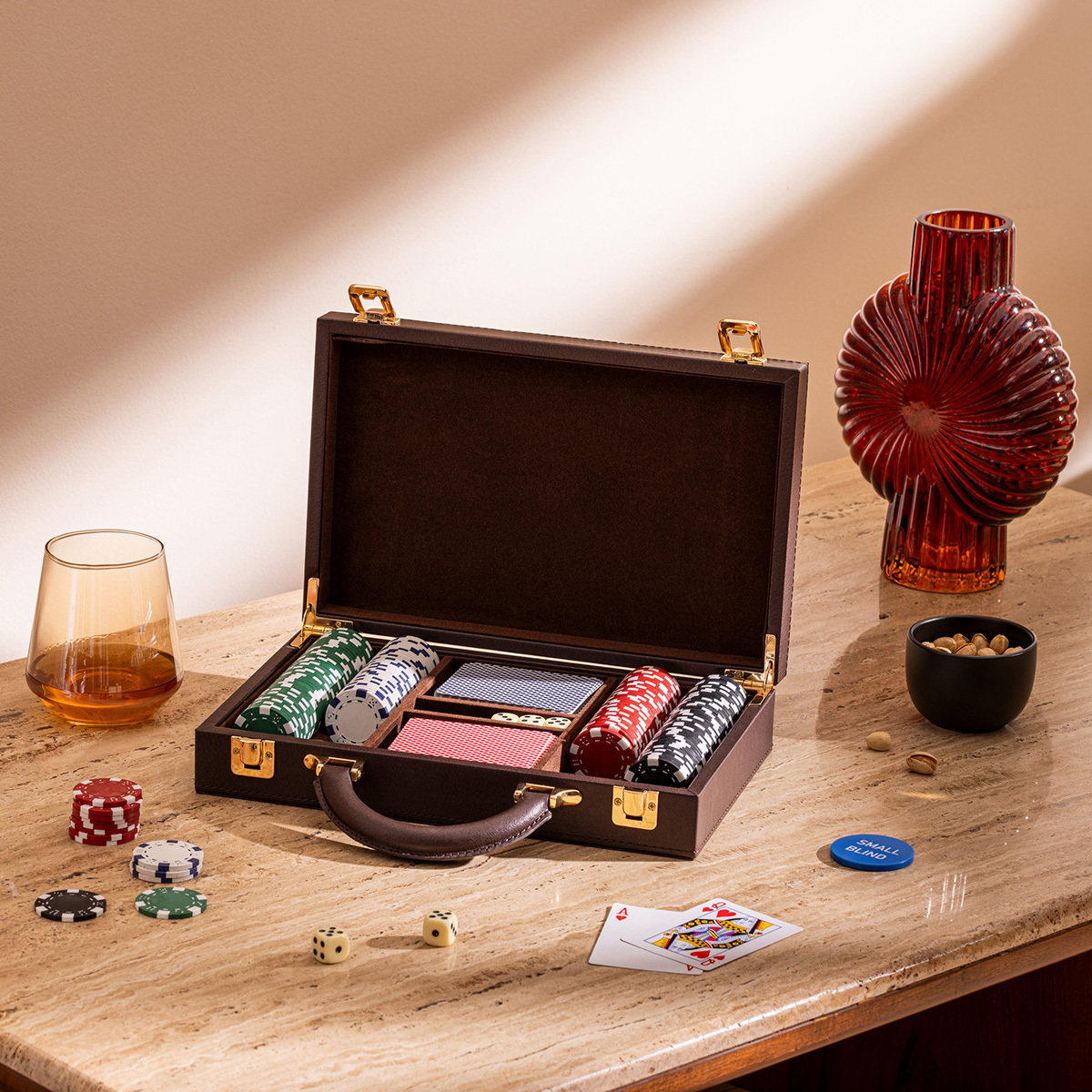 Poker game "Jule" 200 Tokens, 30x21 cm