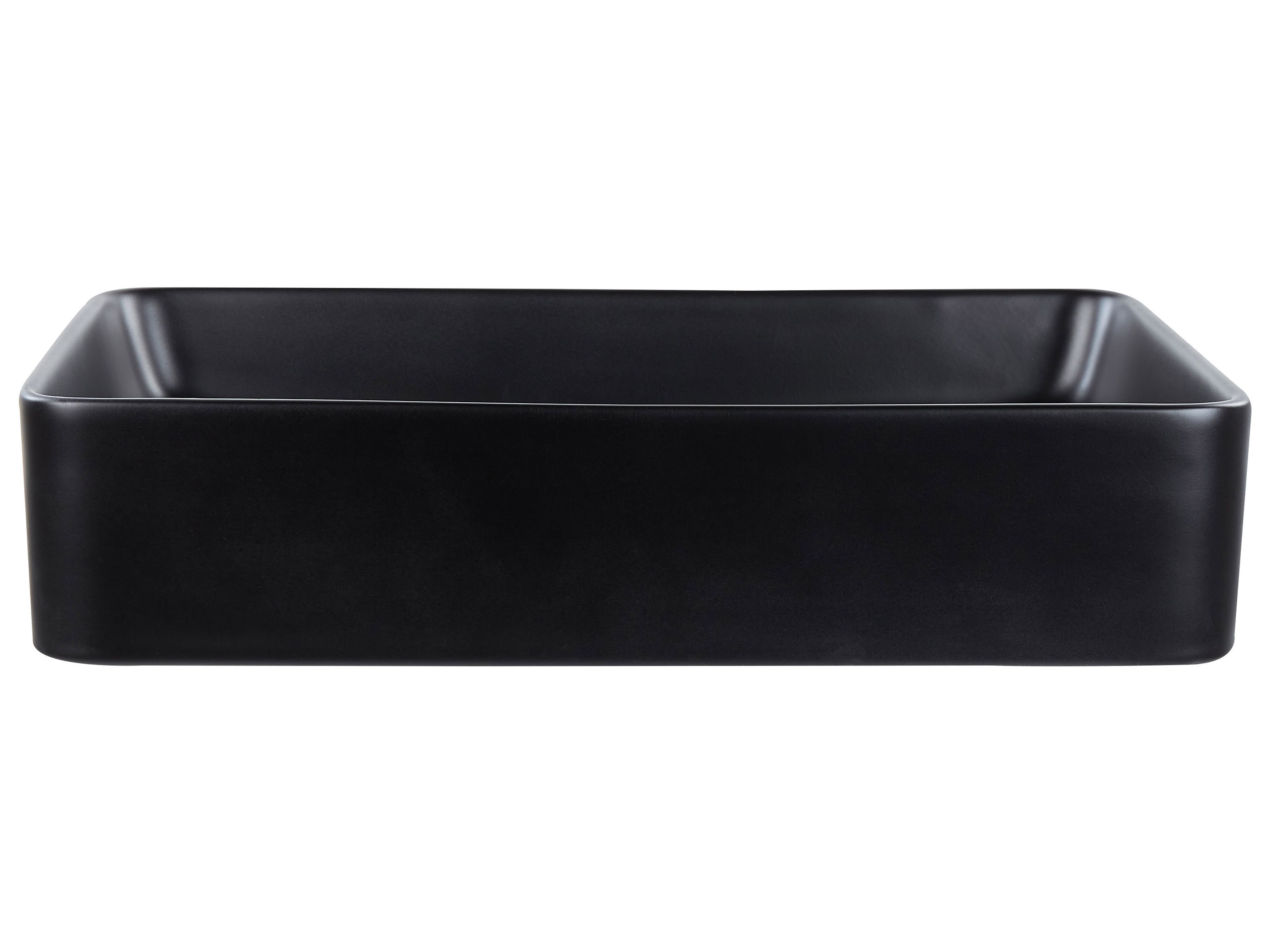 Countertop Basin CHIVANA 510 x 340 mm Ceramic Black